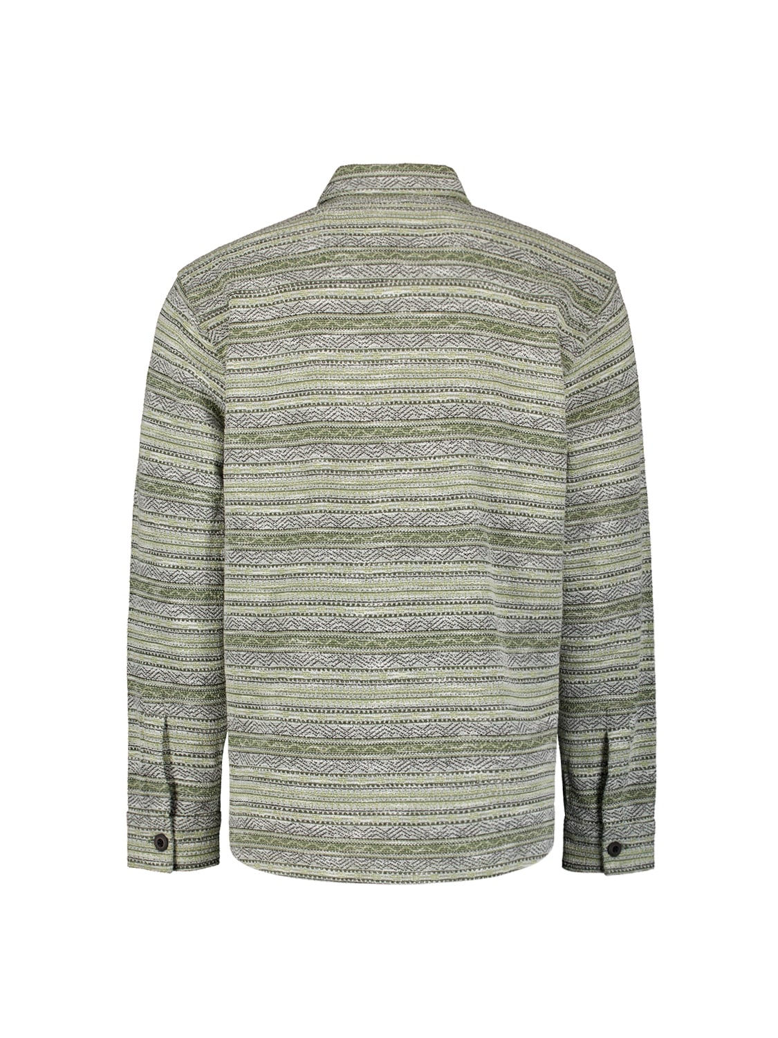 NO EXCESS Langarmhemd »No Excess Gestricktes Overshirt Shirt Jersey Jacquard«