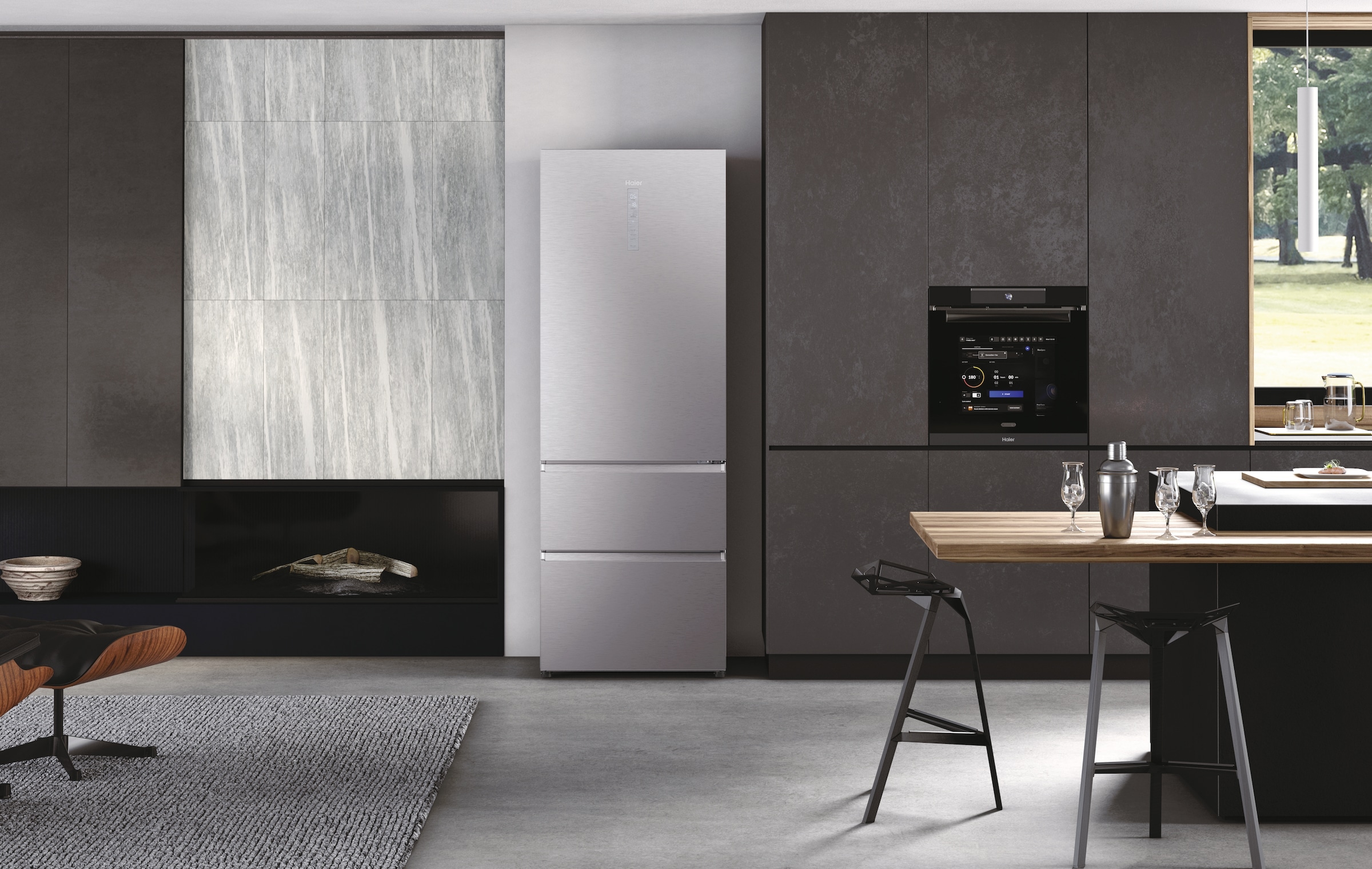 Haier Kühl-/Gefrierkombination 3D 70 SERIES 7 »HTW7720BNMM«