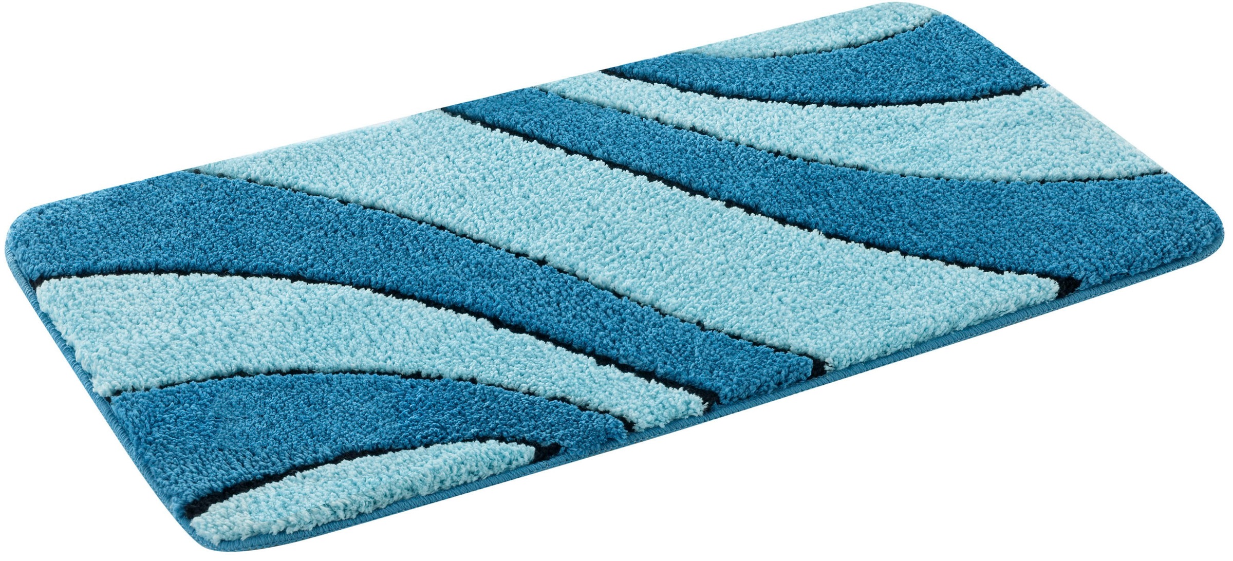 my home Badematte »Anna, Badvorleger, Badezimmer Teppich«, rutschhemmend be günstig online kaufen