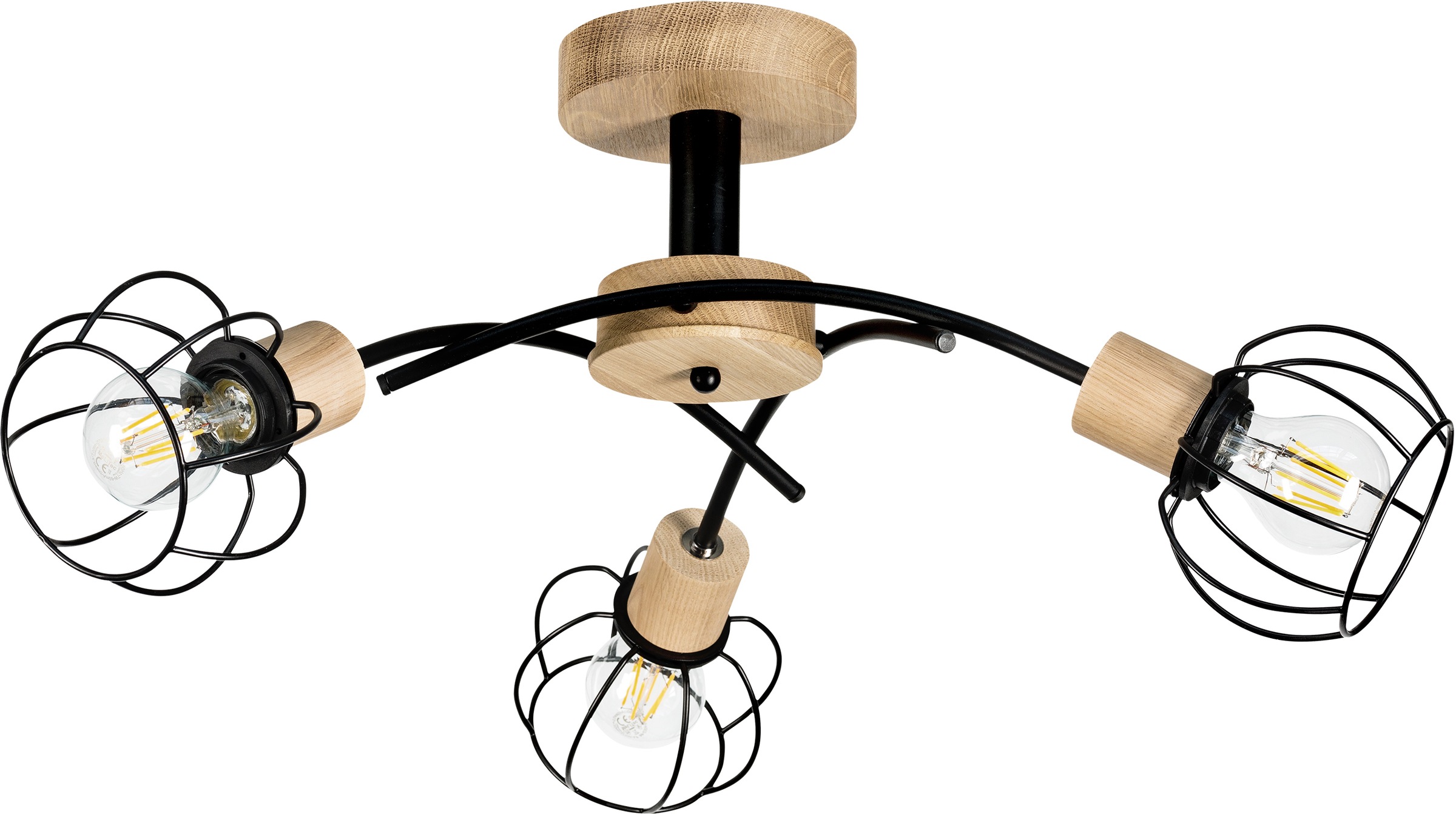 BRITOP LIGHTING Deckenleuchte »Viviane«, 3 flammig, Leuchtmittel E27   ohne günstig online kaufen