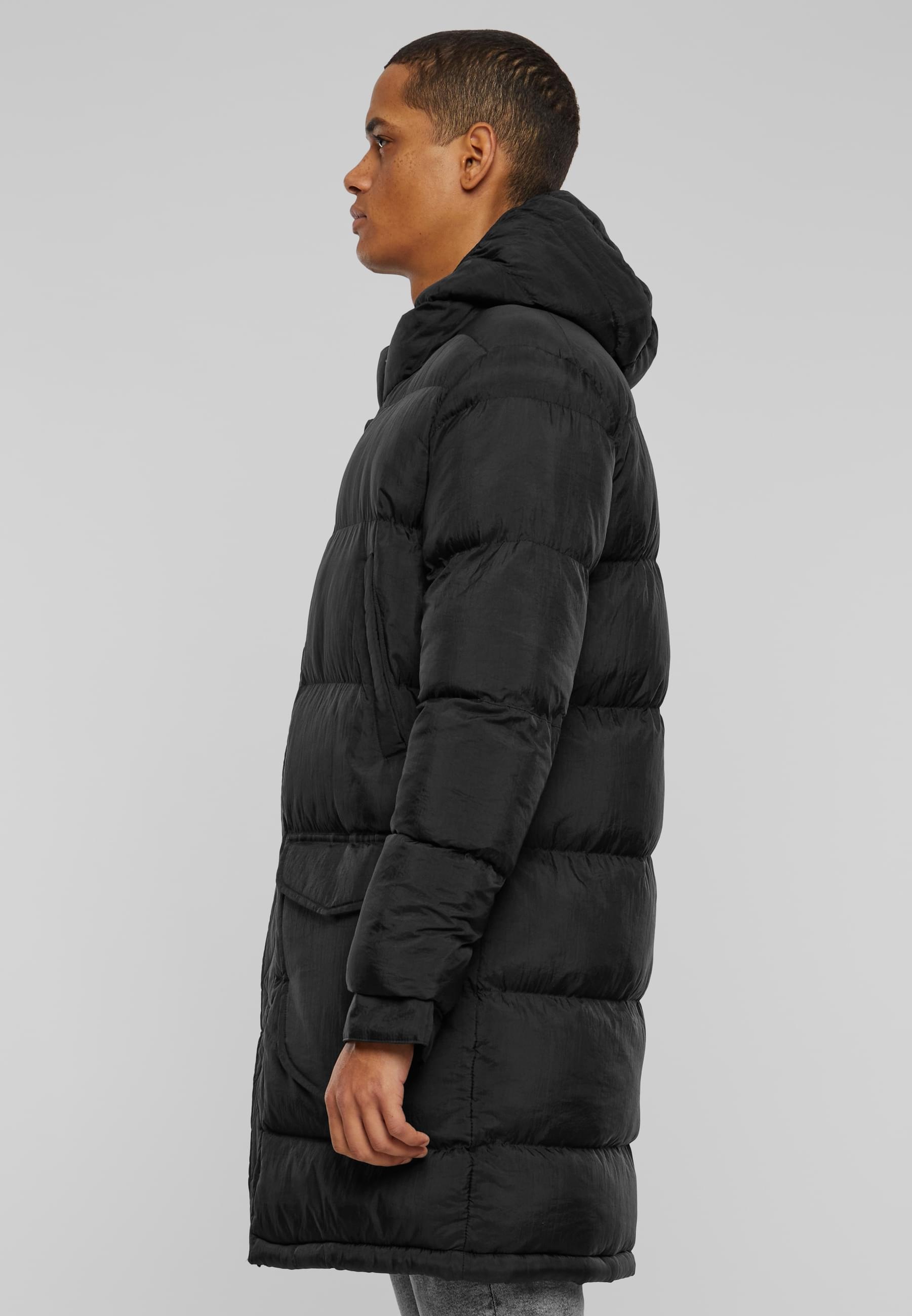 2Y Studios Winterjacke »2Y Studios Herren 2Y Long Puffer Jacket« 1 Stk. tlg. mit Kapuze
