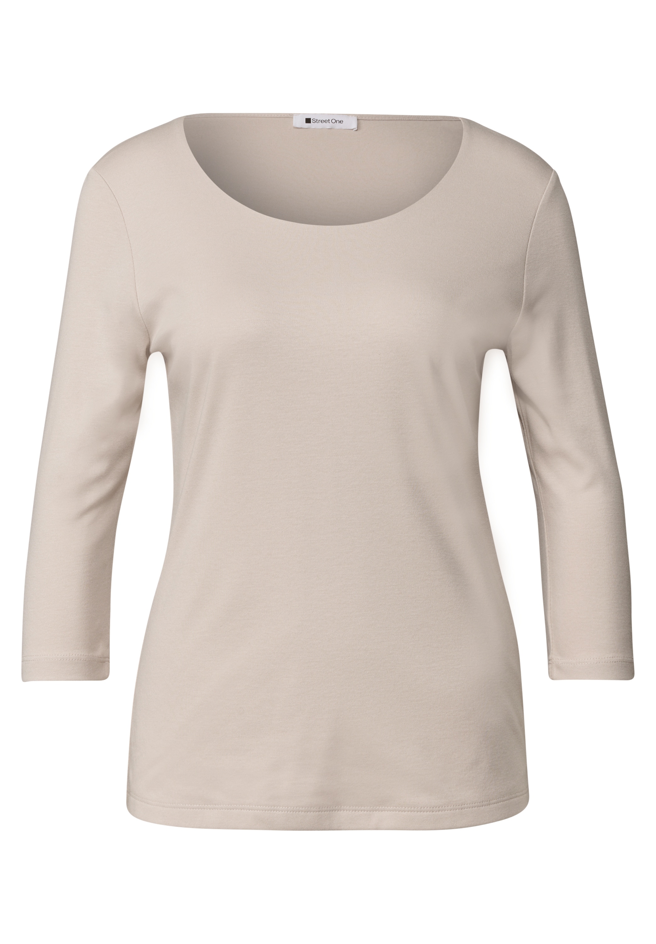 STREET ONE 3/4-Arm-Shirt »Style Pania« im Basic-Style, mit Rundhals