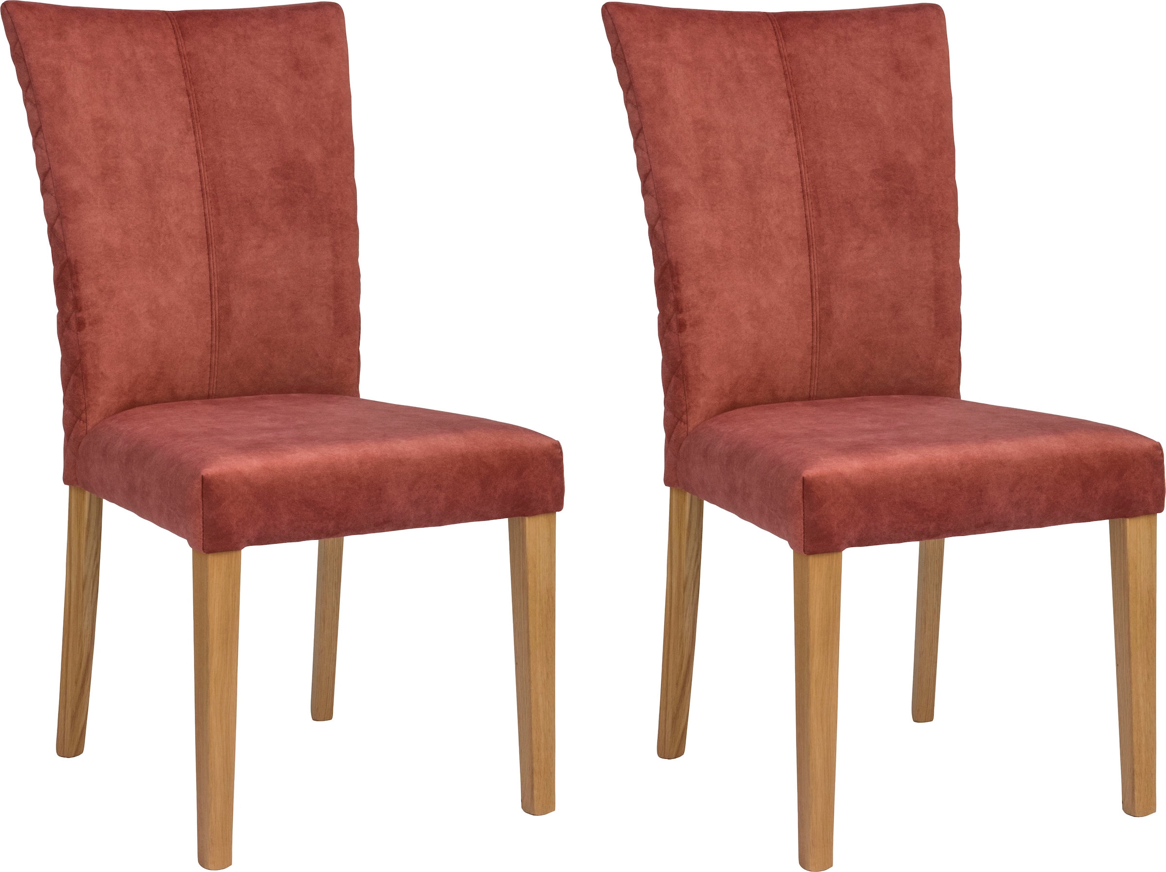 Leonique Esszimmerstuhl »Vence« (Set) 2 Stk.mit Rautensteppung in der Rücke günstig online kaufen