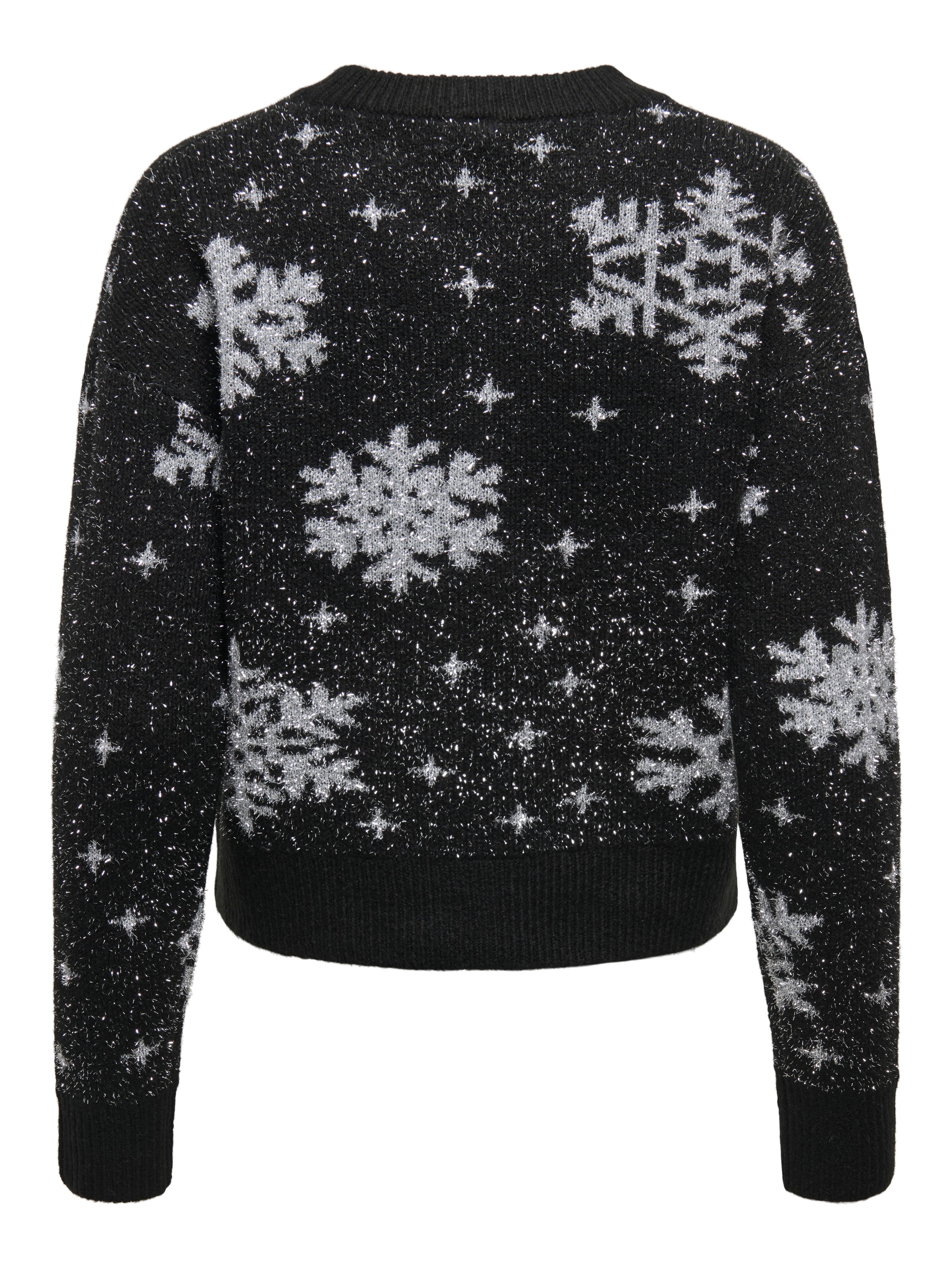 ONLY Weihnachtspullover »ONLXMAS ROLFA LS ONECK SNOWFLAKES KNT«