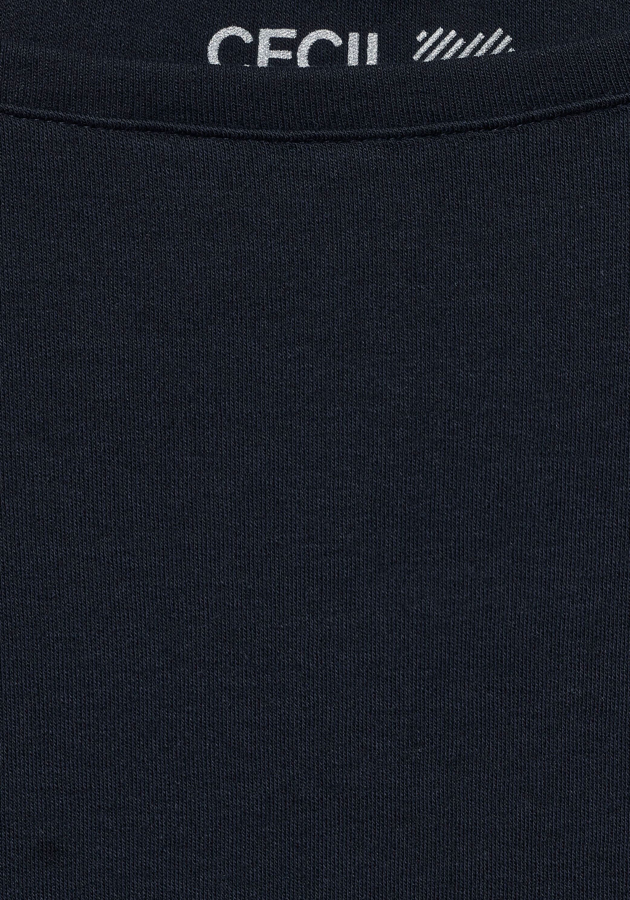 kaufen klassischem Cecil 3/4-Arm-Shirt, online mit U-Boot-Ausschnitt