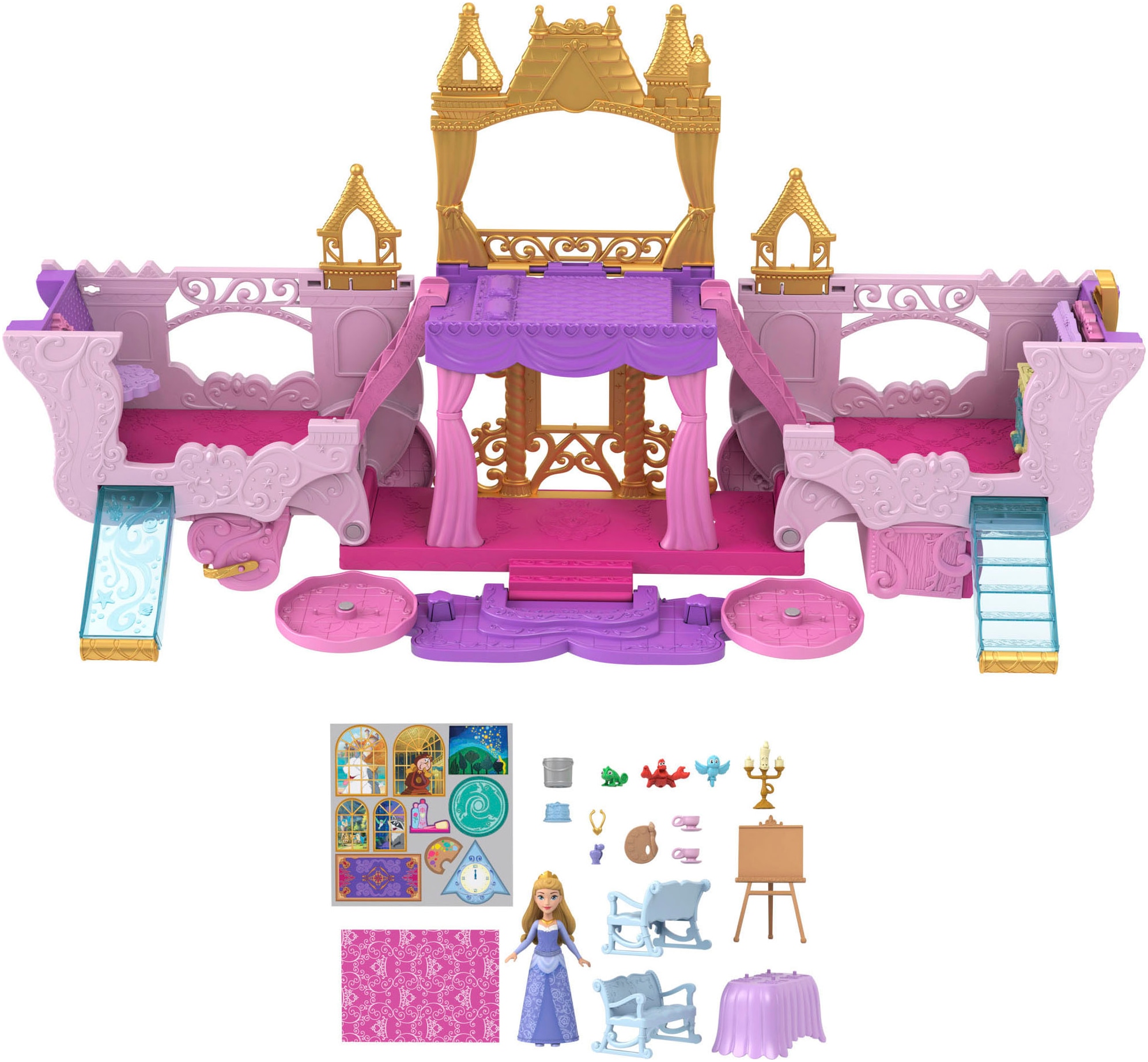 Mattel® Spielwelt »Verwandlungs-Spielset Kutsche zu Schloss«