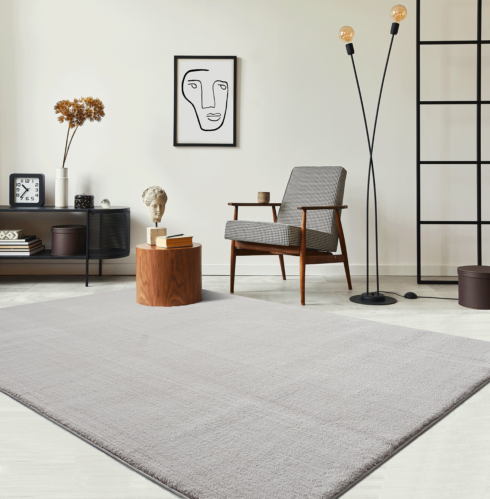 the carpet Teppich »Relax«, rechteckig, 16 mm Höhe, waschbarer Wohnzimmer T günstig online kaufen