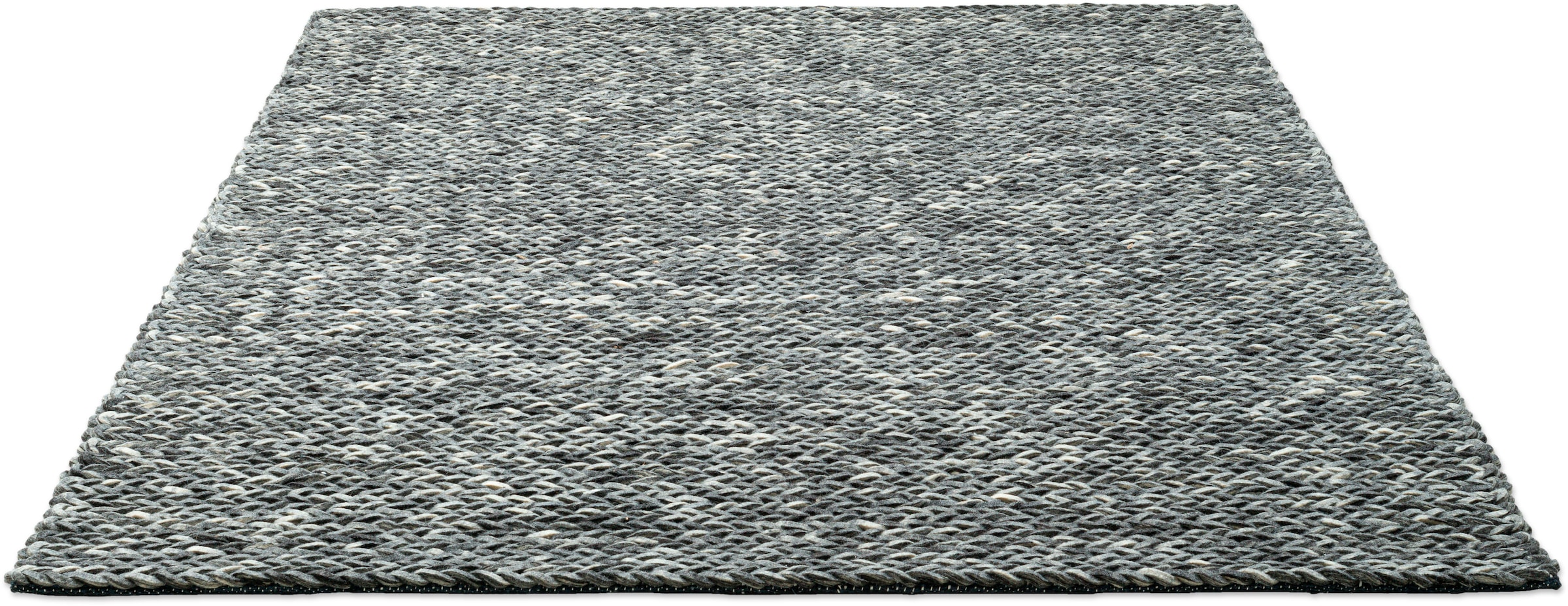 THEKO Wollteppich »Arlberg«, rechteckig, 23 mm Höhe, reine Wolle, Strickopt günstig online kaufen