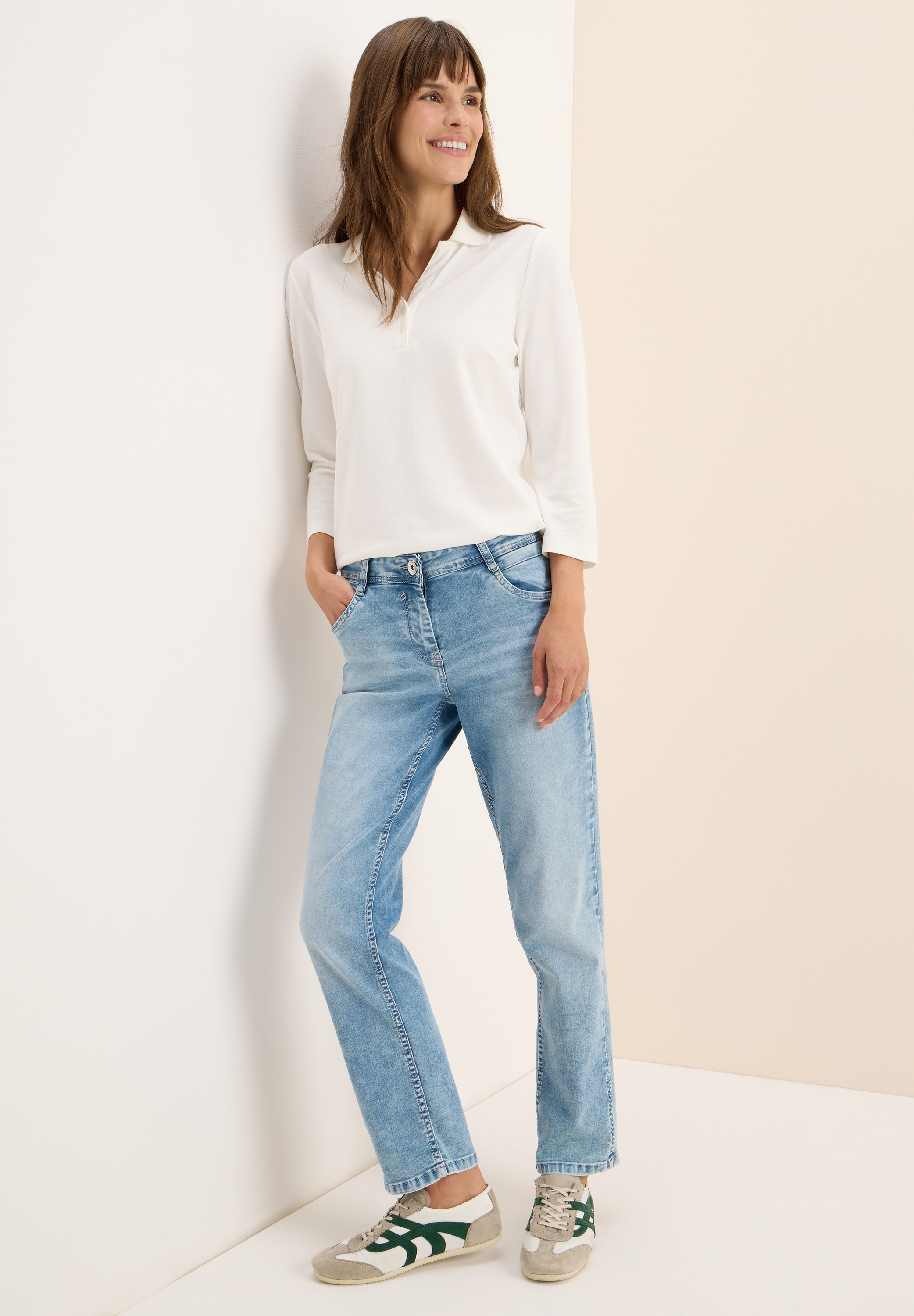 Cecil Poloshirt mit Polo Kragen