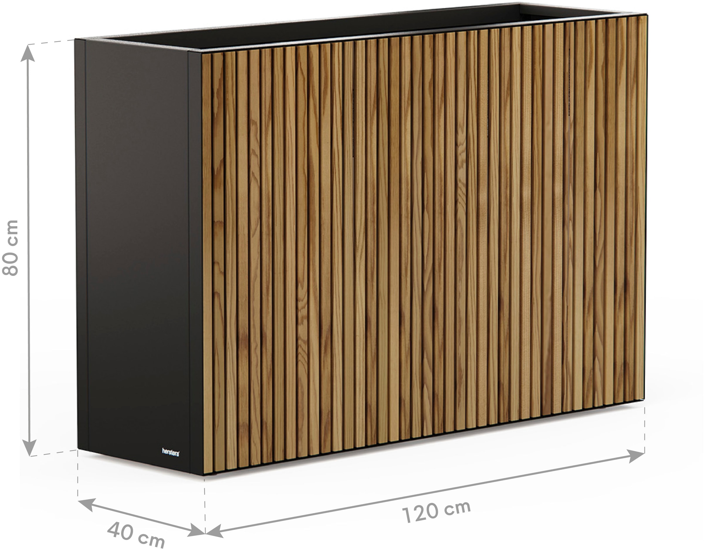 Herstera Garden Pflanzkübel »Deco Planter Divider L« BxTxH: 120x40x80 cm