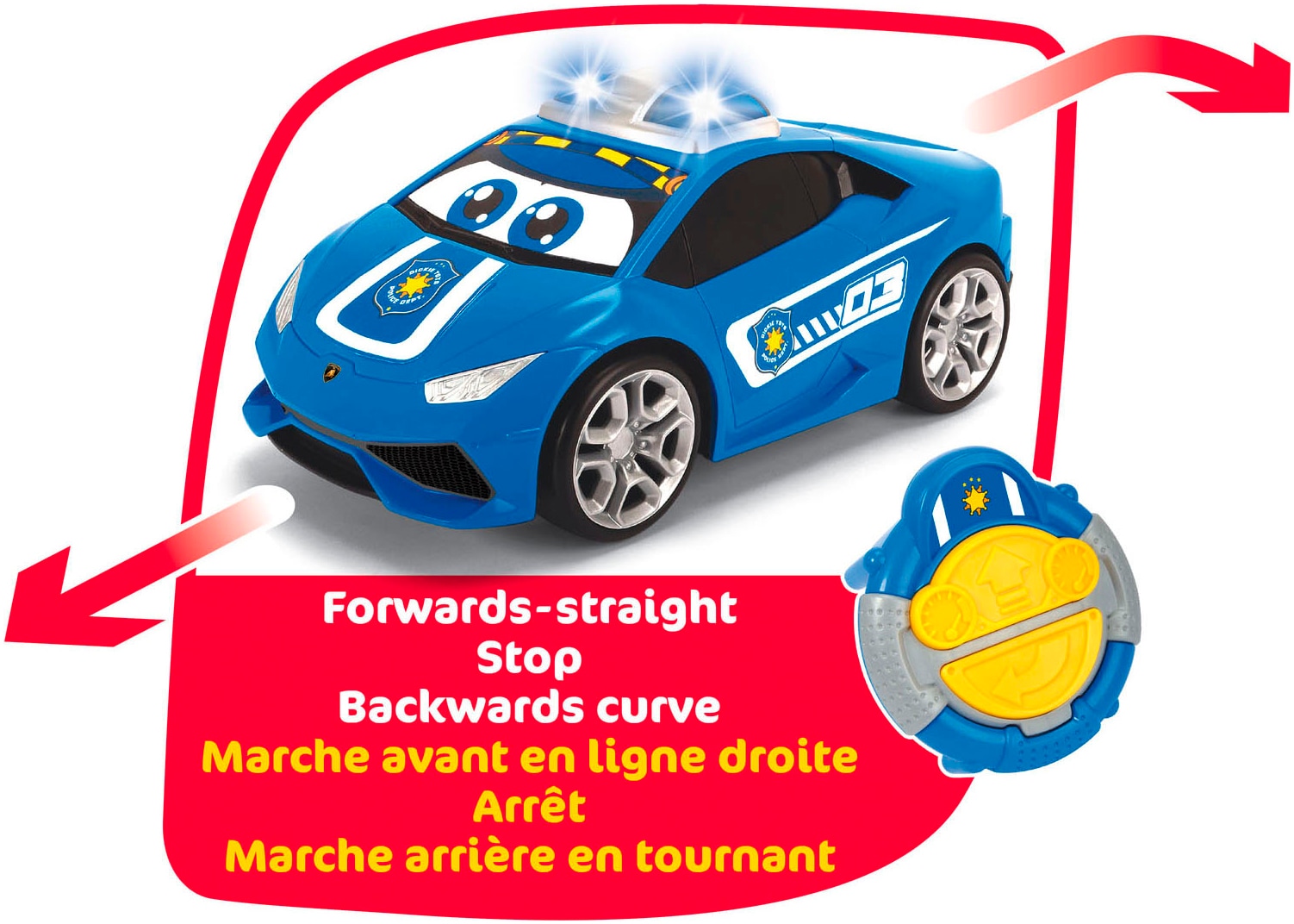 ABC RC-Auto »IRC Pauly Police«, mit Licht