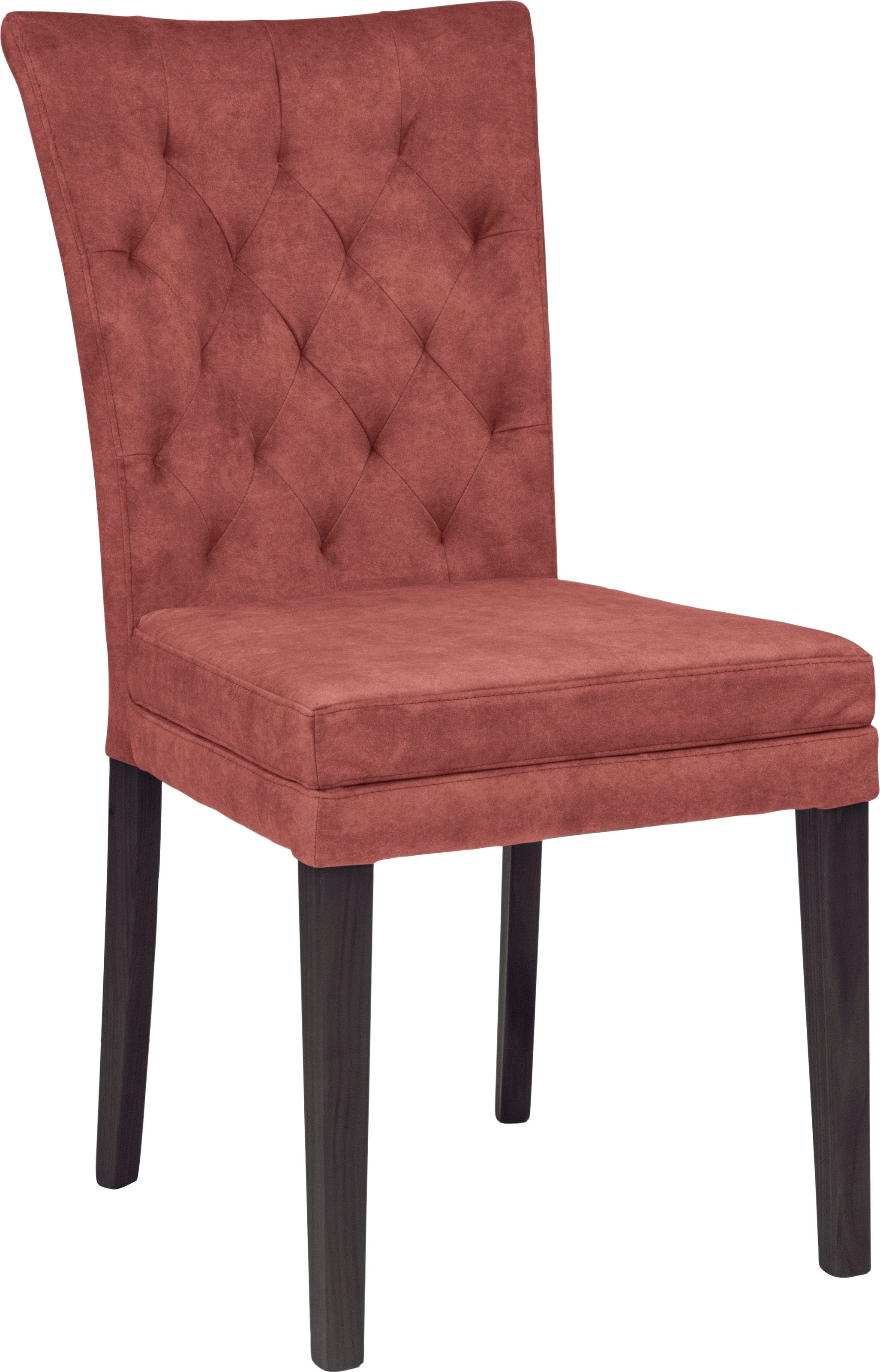 Home affaire 4-Fußstuhl »Colorado« (Set) 2 Stk.Beine aus Buche, wengefarben günstig online kaufen