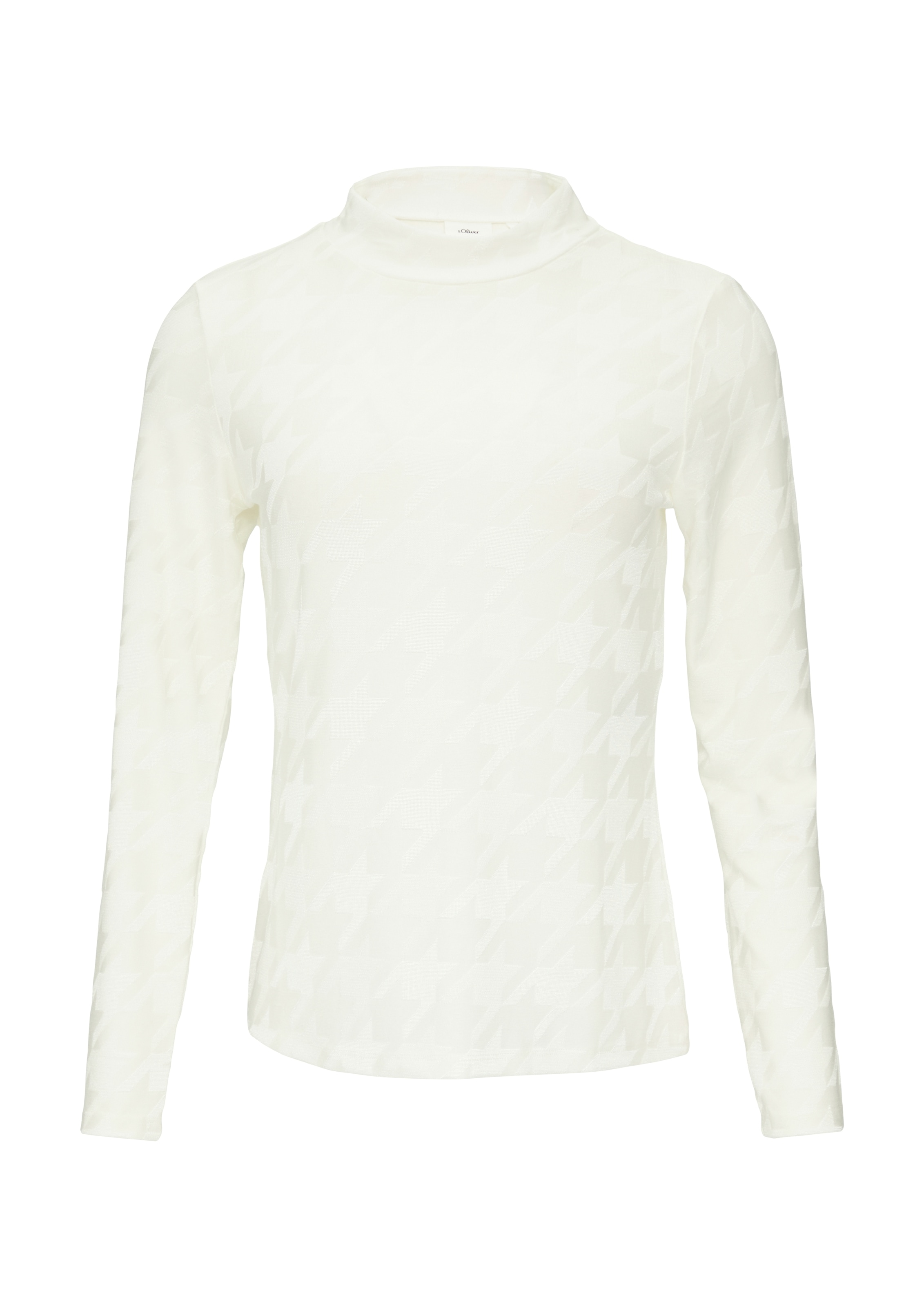 s.Oliver BLACK LABEL Langarmshirt, mit Strukturmuster