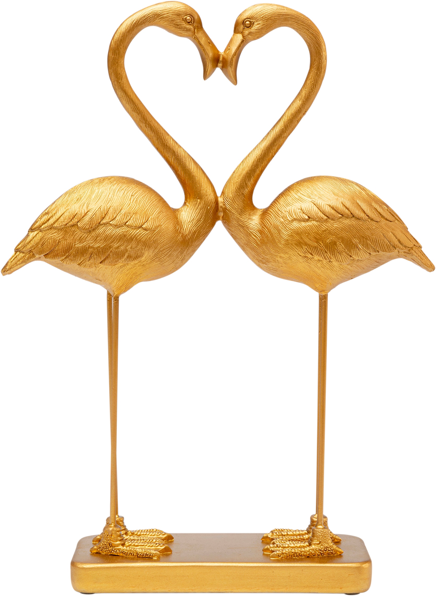 Kare Design Dekofigur »Flamingo Love Gold 39cm«