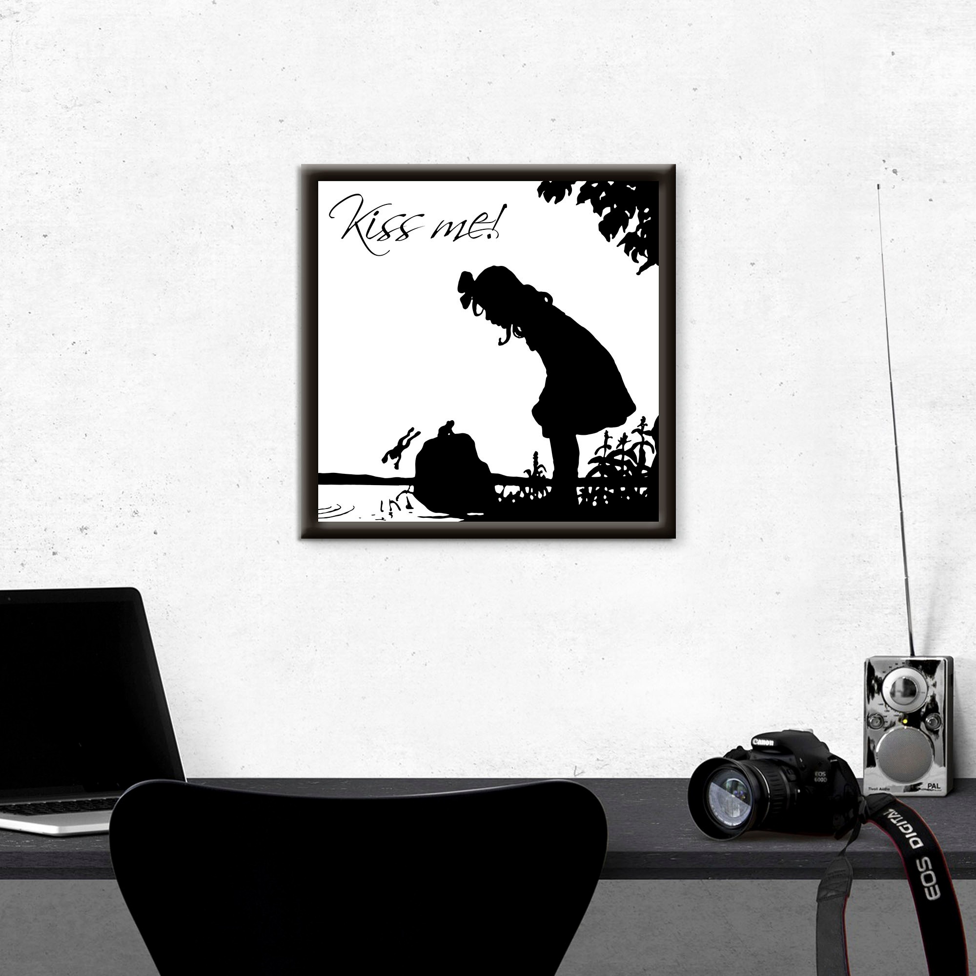 Artland Wandbild »Küss mich«, Sprüche & Texte, (1 St.)