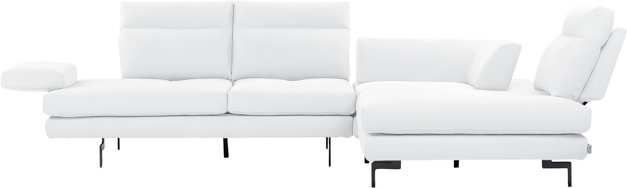 CALIA ITALIA Ecksofa »Toby Wing, Komfortsofa mit Sitzkomfort der Extraklass günstig online kaufen