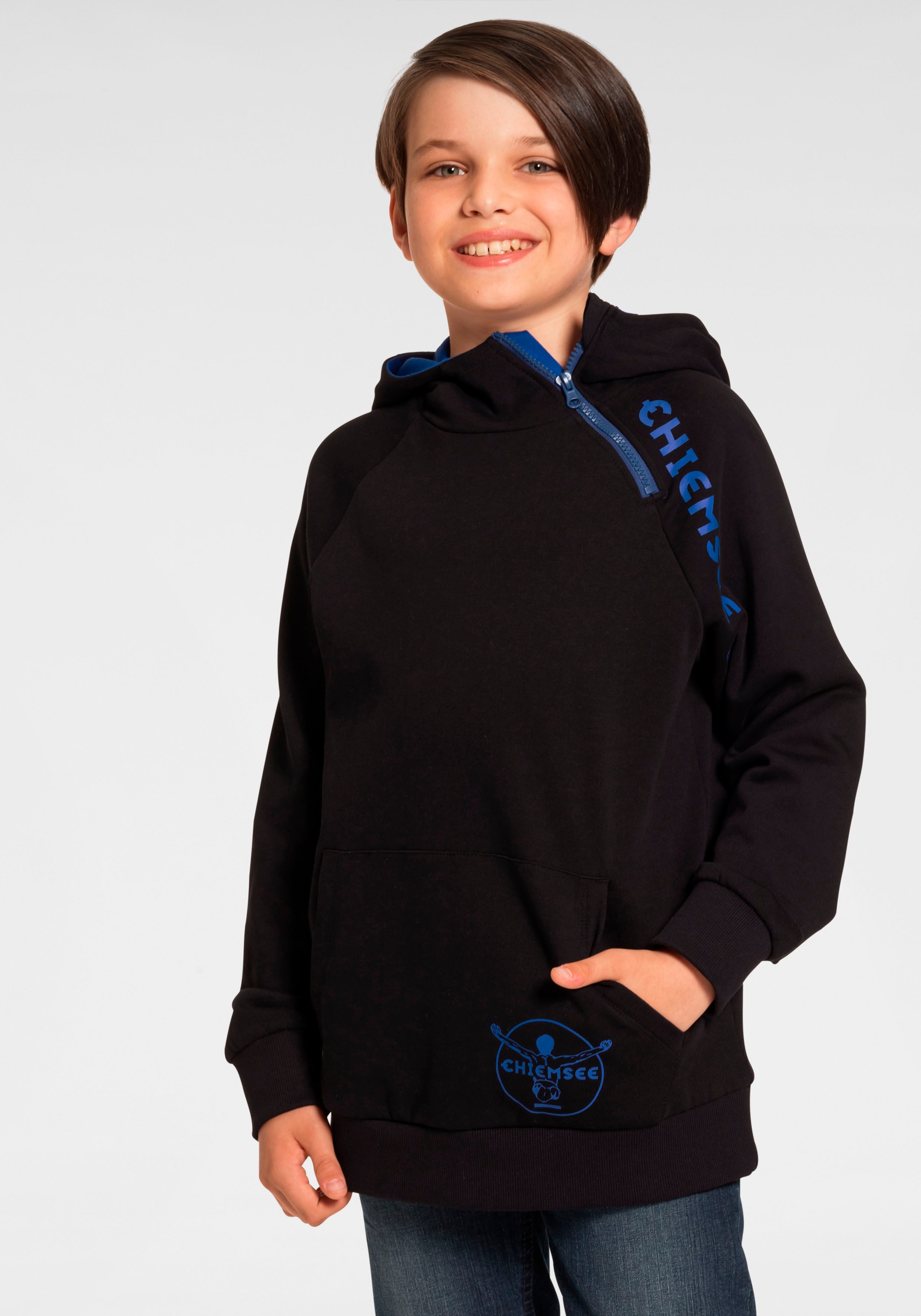 Chiemsee Kapuzensweatshirt »ZIPPER«, mit farbigen Details Online-Shop kaufen im