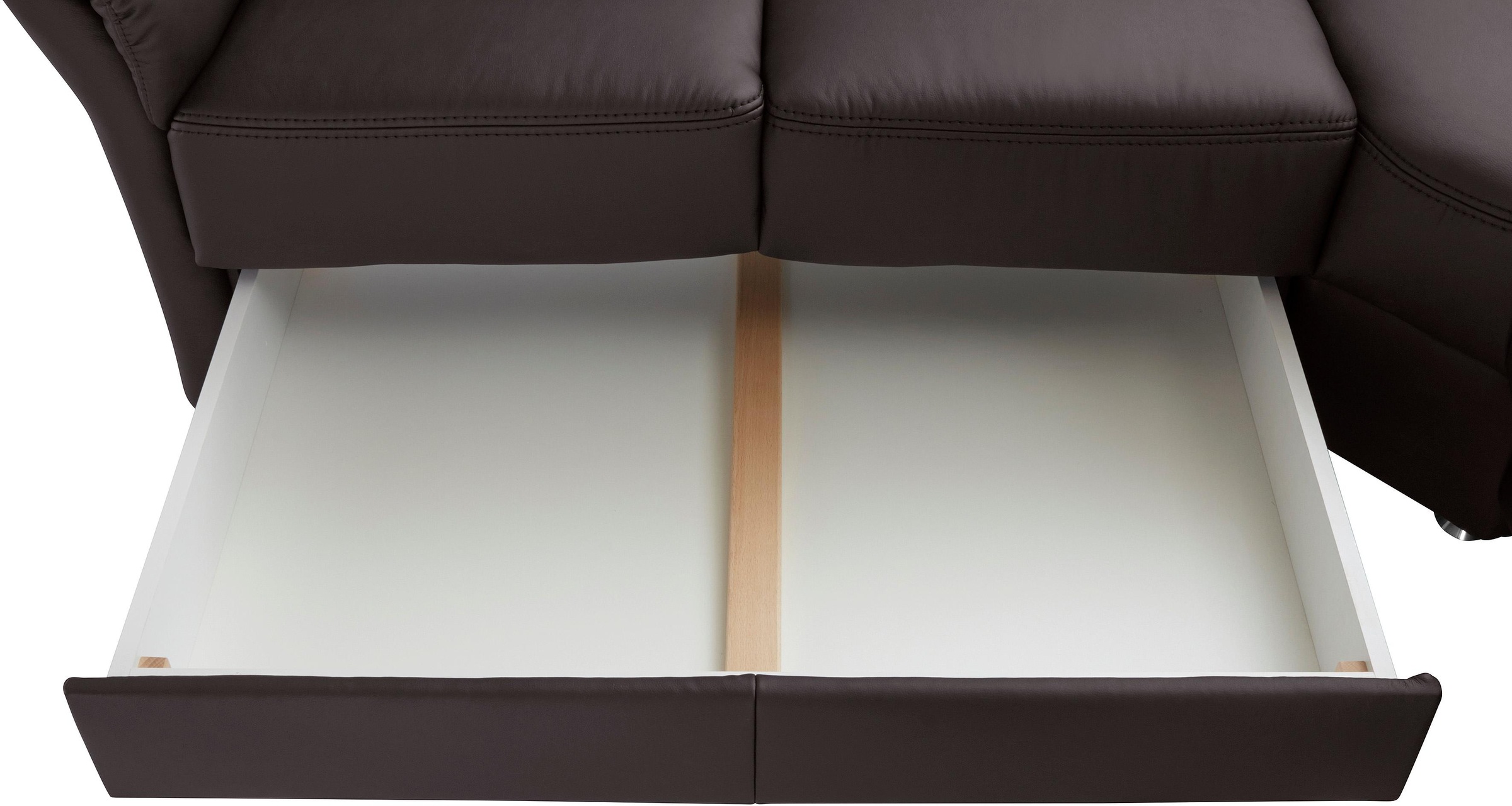 Places of Style Ecksofa »Sardinien L-Form«, mit Kopfteilverstellung, wahlweise mit Bettfunktion