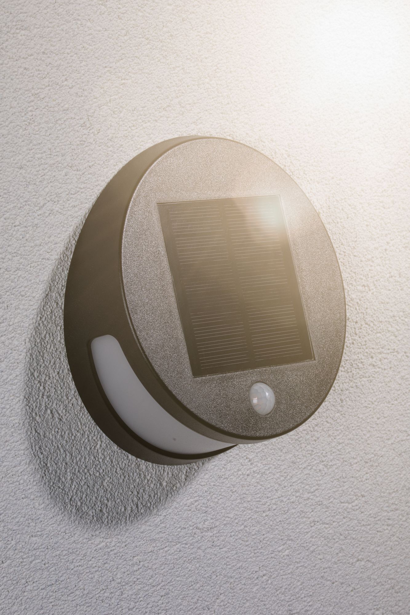 Paulmann LED Außen-Wandleuchte »Helena«, 3 flammig, Leuchtmittel LED-Board | LED fest integriert, LED-Board, Solar, mit Bewegungsmelder