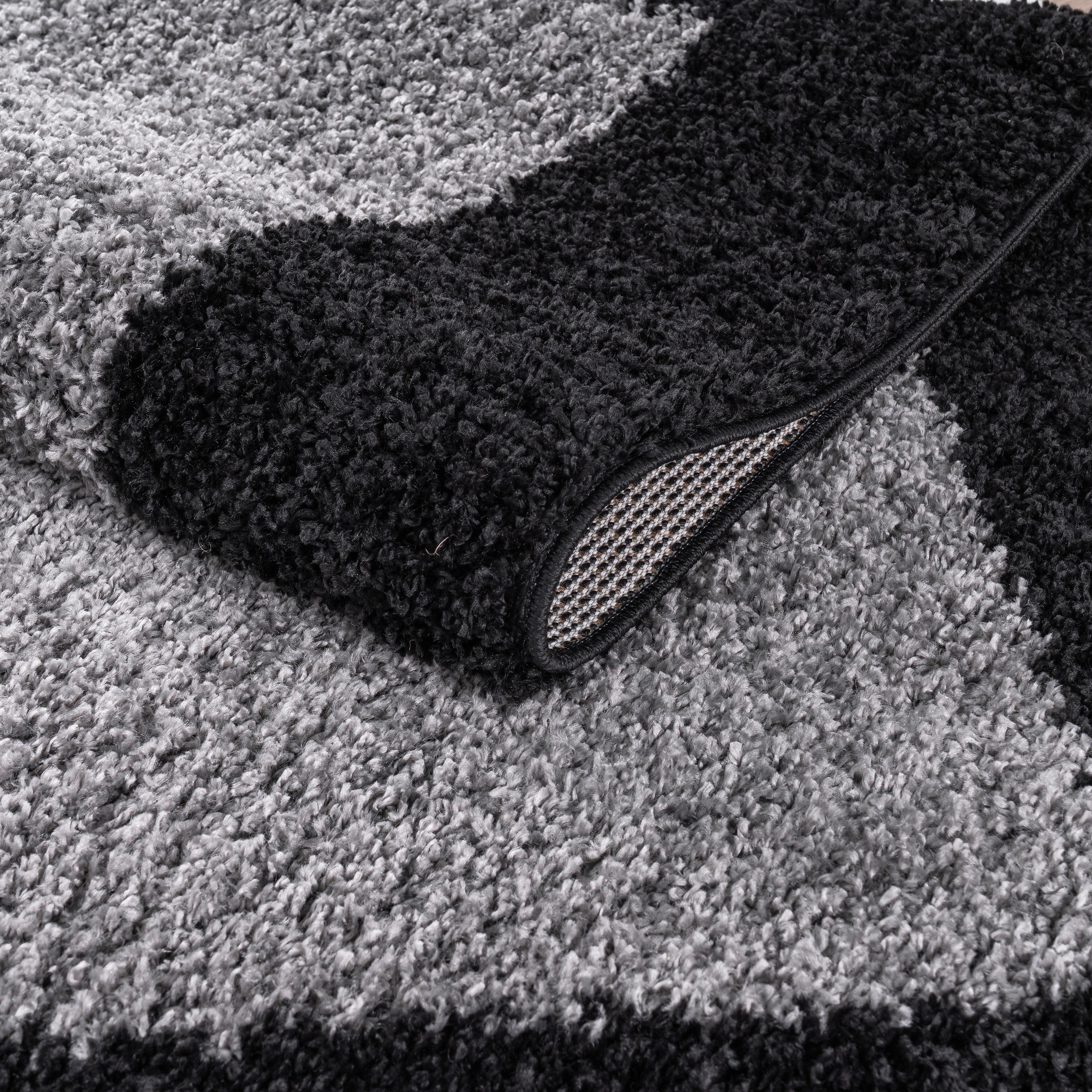 OTTO home Hochflor-Teppich »Liams« rechteckig 30 mm Höhe mit Bordüre, besonders weich und kuschelig, Wohnzimmer, Schlafzimmer