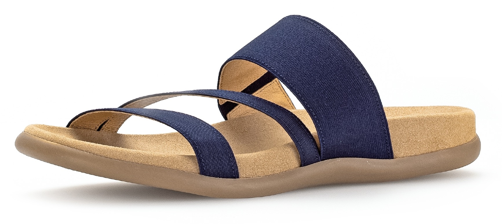 Gabor Pantolette, Keilabsatz, Sommerschuh, Schlappen mit atmungsaktivem Lederfutter
