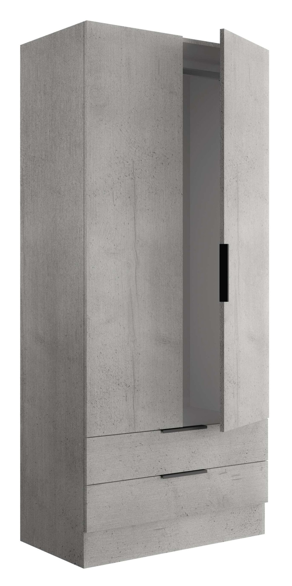 Composad Garderobenschrank »Espresso,Kleiderschrank, Raumsparschrank, Multifunktionsschrank«, (1 St.), mit 2 Türen und 2 Schubladen