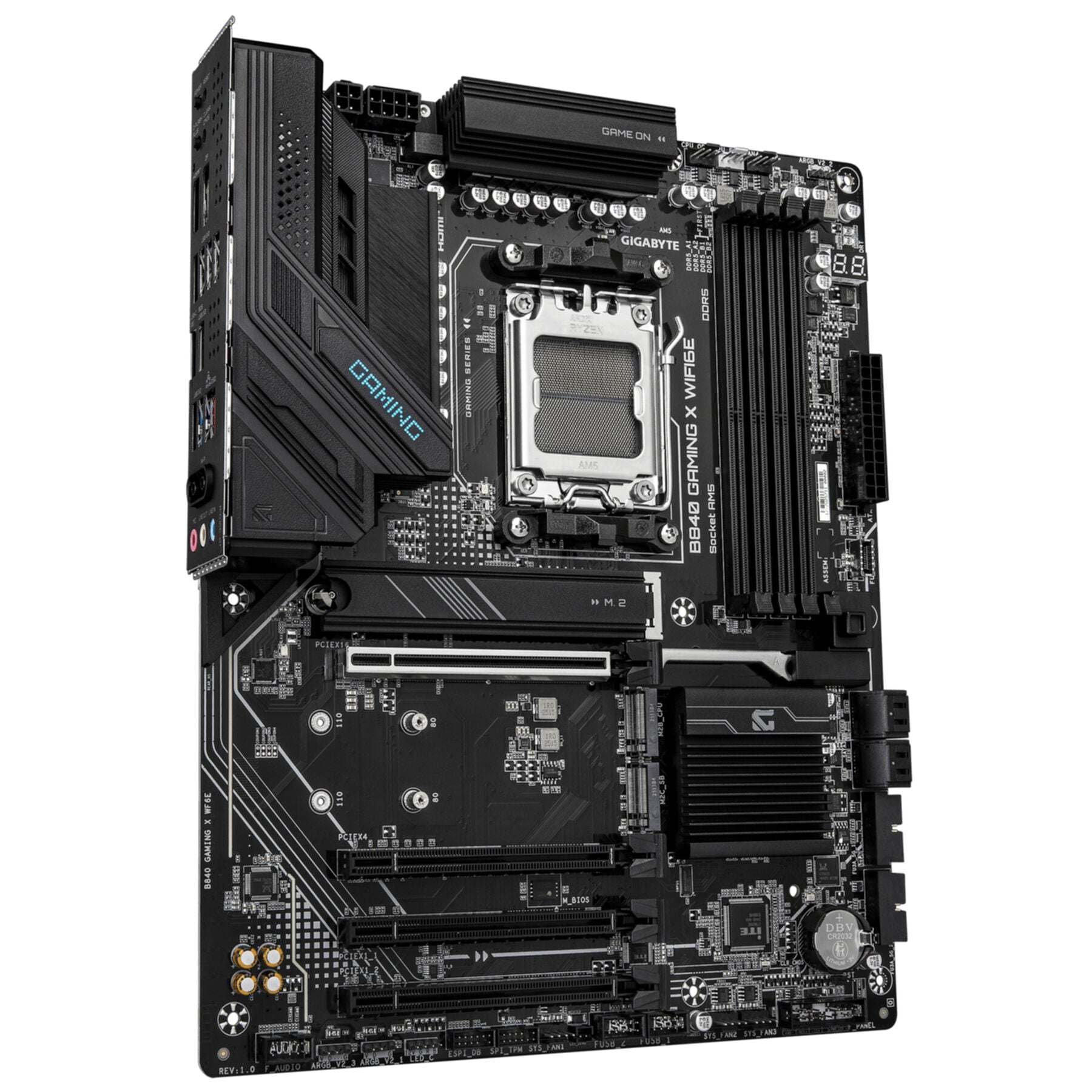 Gigabyte Mainboard »B840 GAMING X WIFI6E Mainboard - AMD Ryzen 9000 Prozessoren, 12+2+2 Ph«