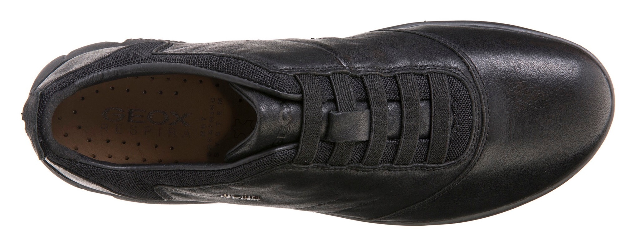 Geox Slipper, Schnürschuh, Freizeitschuh mit Textilfutter