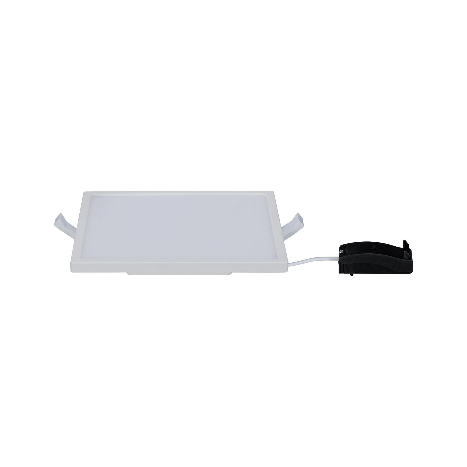Paulmann LED Einbauleuchte »Areo eckig 180x180mm 12W 1000lm 3000K Weiß matt IP23 Deckenmontage«, 1 flammig, Einbaupanel