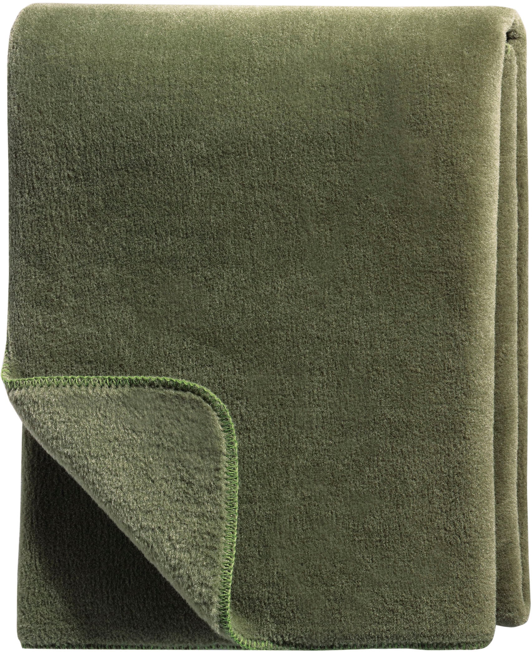 Biederlack Wohndecke »Wohndecke Wool Feel im Pelz-Look«, mit gektteltem Zierstich