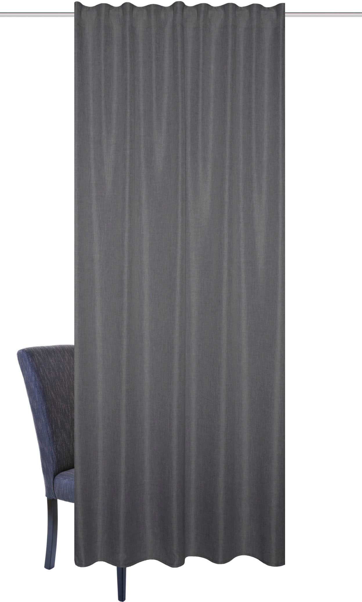 HOME WOHNIDEEN Gardine »OXFORD« Multifunktionsband 2 Stk. tlg. blickdicht günstig online kaufen