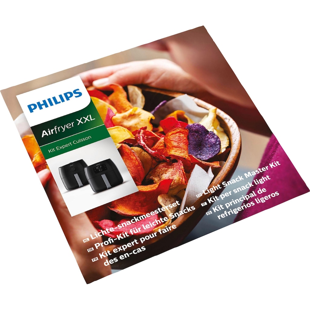 Philips Grillpfanneneinsatz »HD9954/01 Snack Profi-Kit«, Edelstahl-Silikon, (3 St.), Zubehör für Airfryer XXL