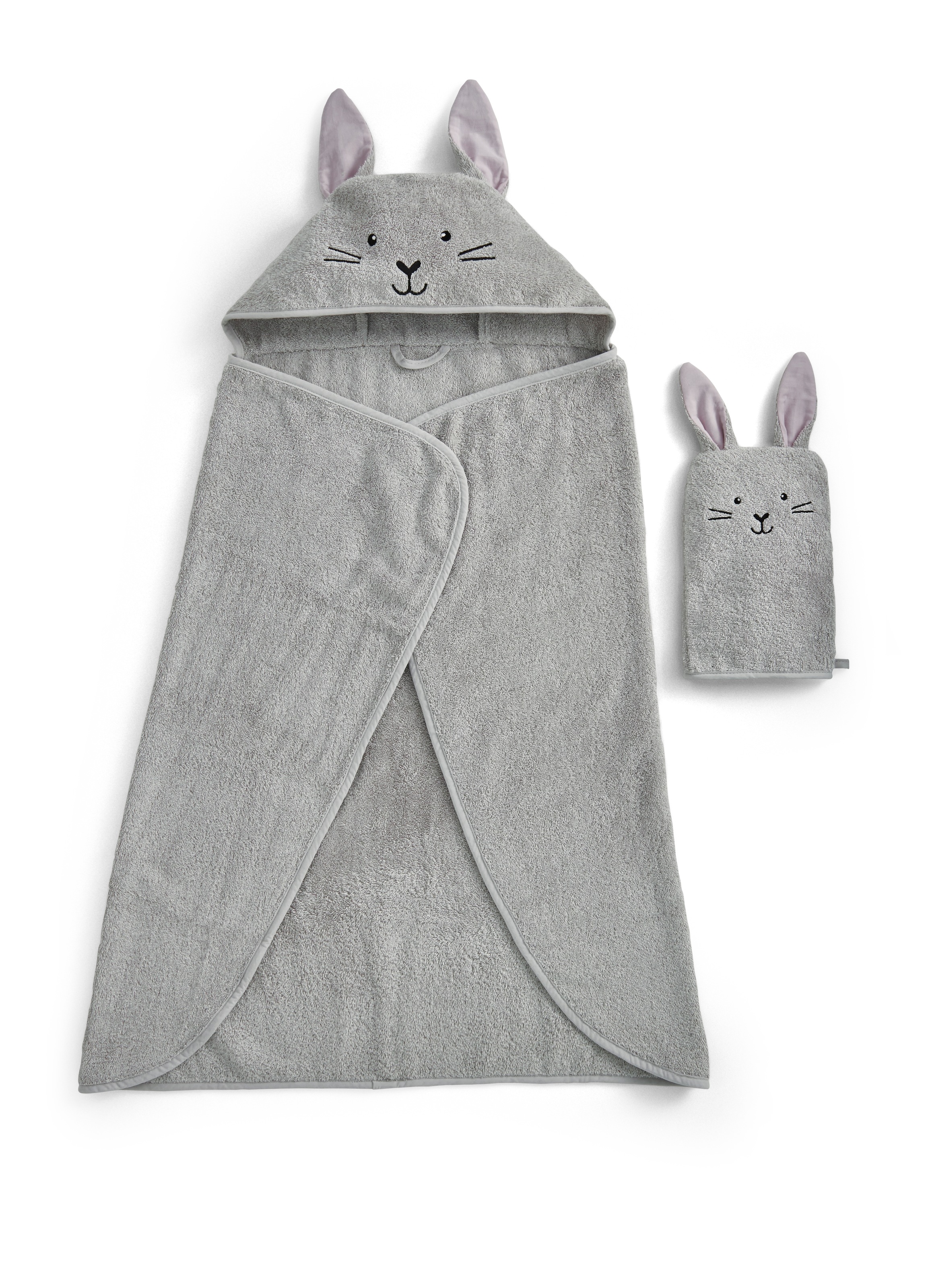 Christy Handtuch Set »Christy Baby Hase«, Set, 2 tlg., Walkfrottier, 1 Kapu günstig online kaufen