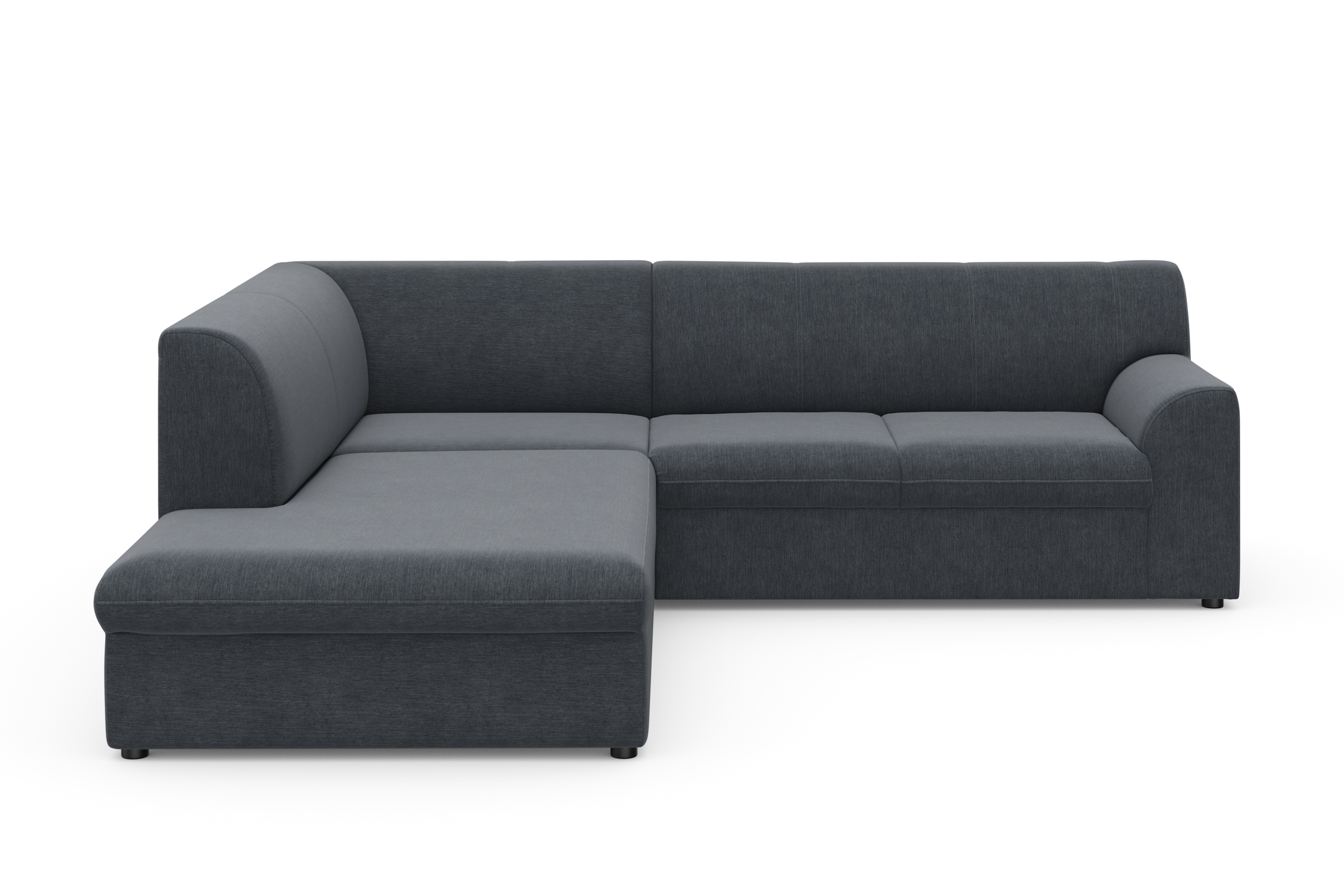 DOMO collection Ecksofa »Topper zeitlos elegant, kompakte Stellmaße, OTTOs Choice, L-Form«, mit Ottomane, wahlweise mit Schlaffunktion