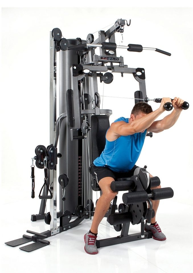 Finnlo by Hammer Kraftstation »Autark 2200«, 16 Gewichtsblöcke, (Butterflystange, Latzug, Ruderfunktion und mehr), multifunktionale Fitnessstation, max. Trainingsgewicht 100 kg
