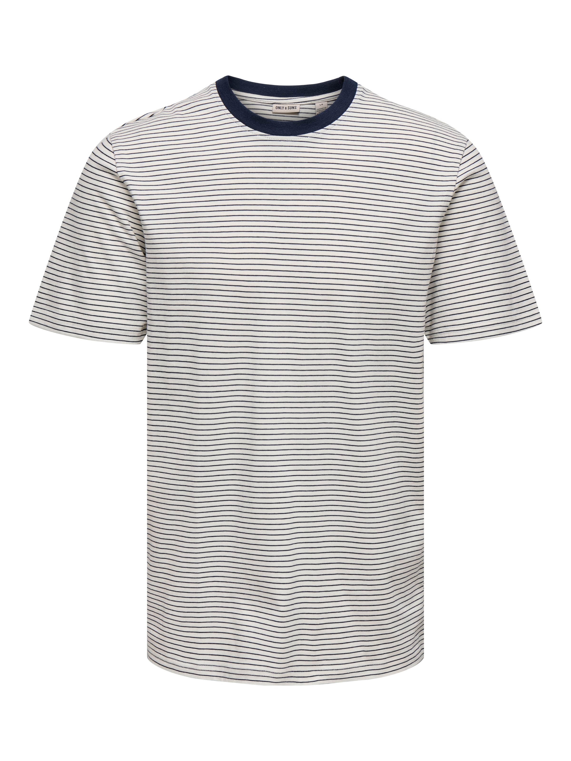 ONLY & SONS Rundhalsshirt »ONSFRED LIFE RLX SS STRIPE TEE NOOS«