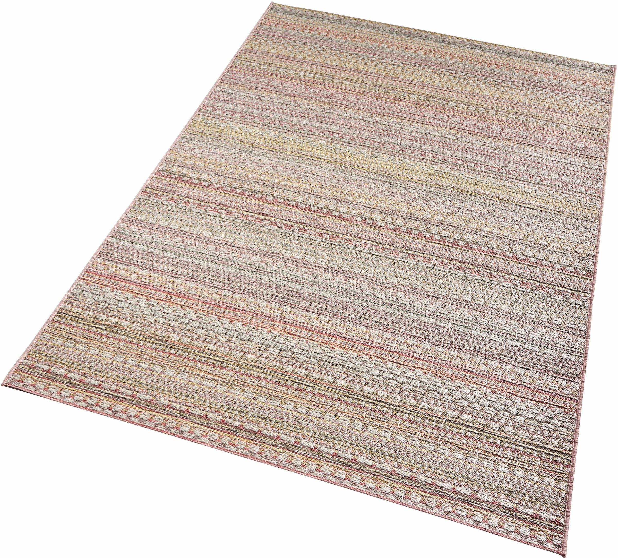HANSE Home Teppich »Pine«, rechteckig, 7 mm Höhe, In-und Outdoor geeignet, Strapazierfähig und pflegeleicht, Flachgewebe
