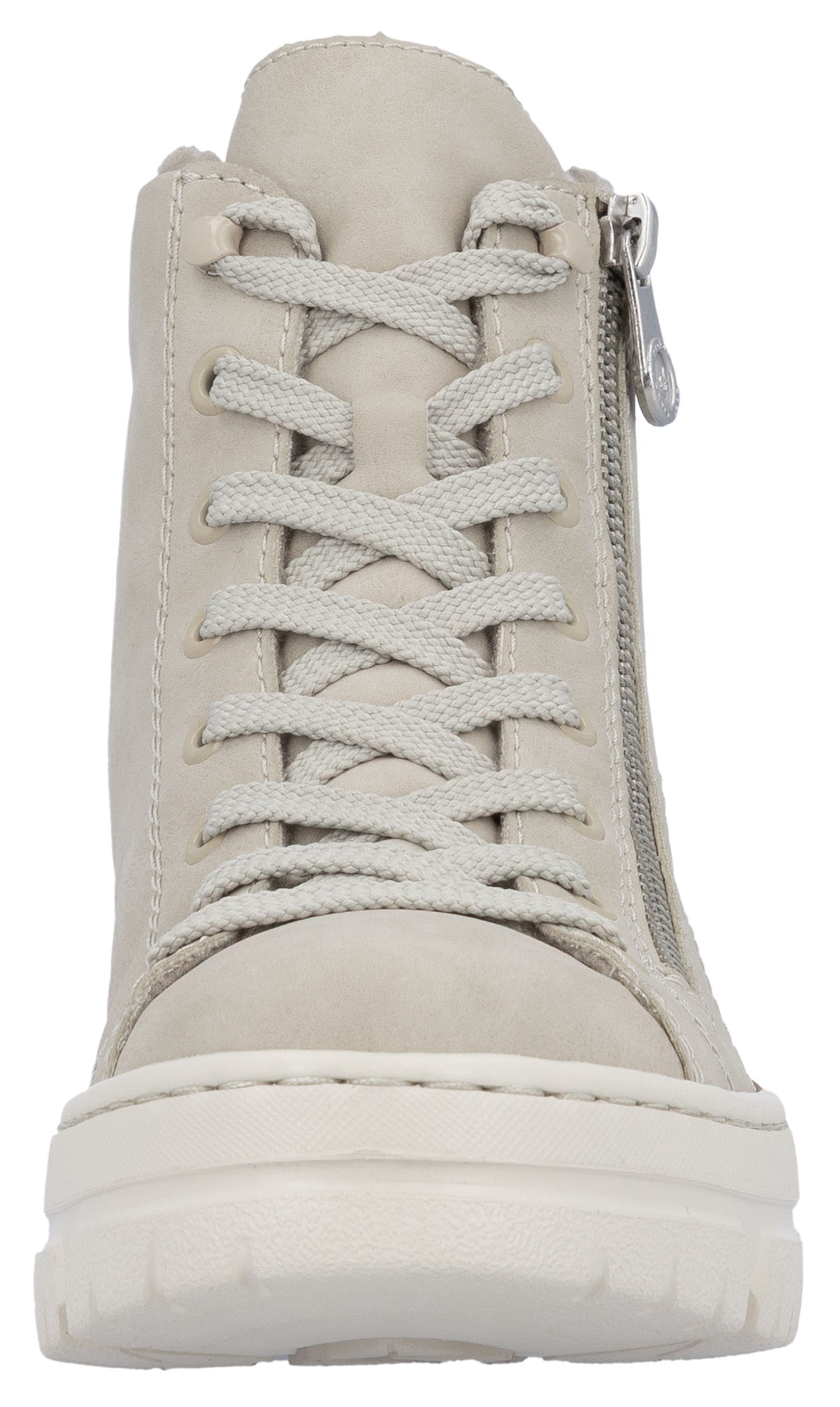 Rieker Winterboots  Plateauboots, Schnürboots mit Reißverschluss an der Außenseite