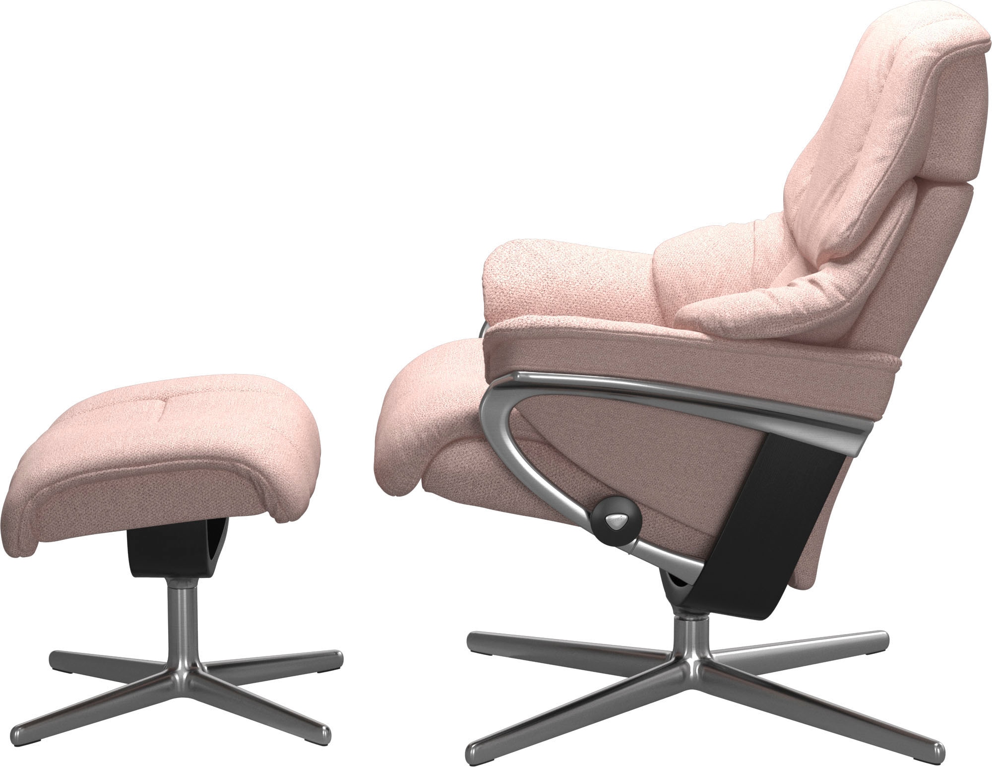Stressless® Relaxsessel »Reno«, mit Cross Base, Größe S, M & L, Holzakzent Schwarz