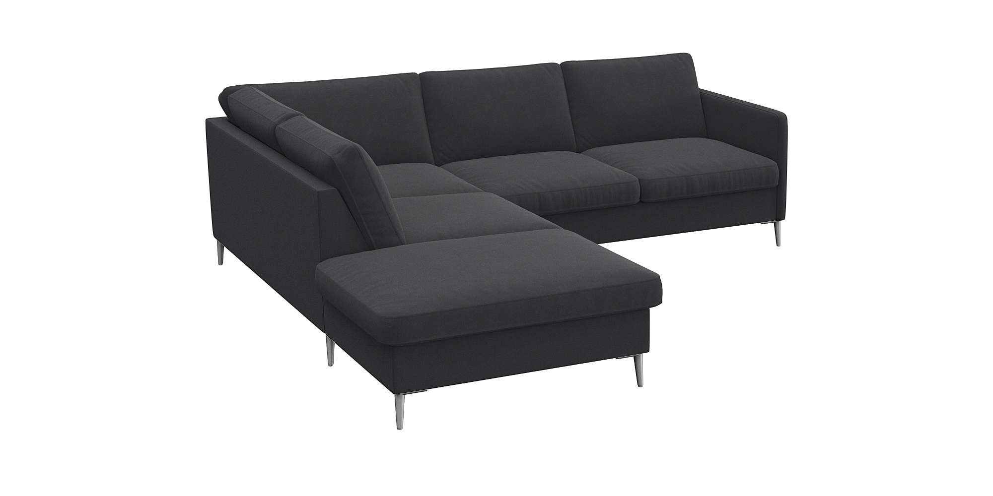 FLEXLUX Ecksofa "Fiore, L-Form, bequem und komfortabel durch hochwertigem S günstig online kaufen