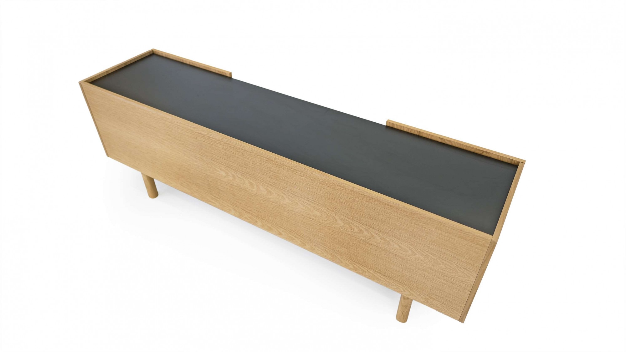 Woodman Sideboard »Porto«, Kommode, dekorative Fräsungen, mit Eichenholzfurnier, Breite 175 cm
