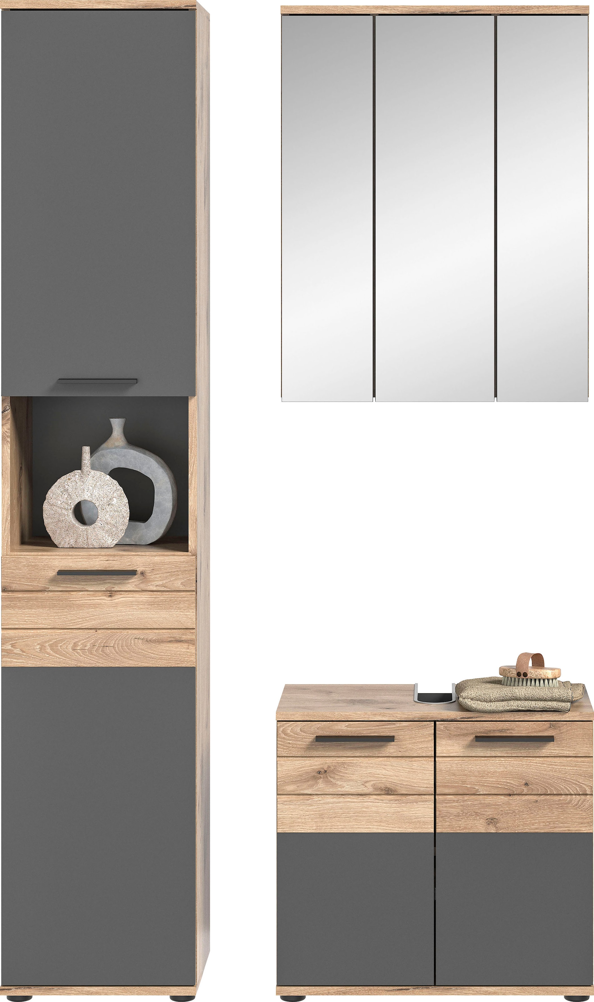 INOSIGN Badmöbel-Set »Riga, 3 teilig, bestehend aus:« Set günstig online kaufen