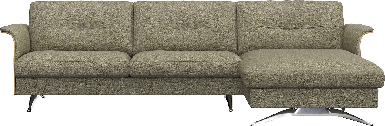 FLEXLUX Ecksofa »Glow, super bequem durch hochwertigem Sitzaufbau mit Feder günstig online kaufen