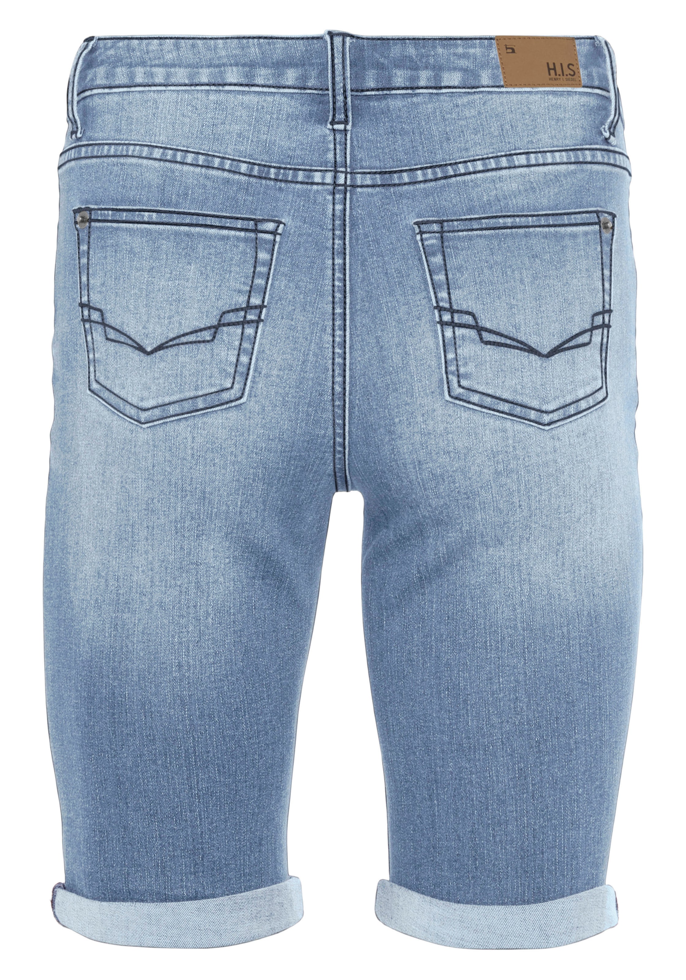 H.I.S Jeansshorts »duffyHS«, ökologische, wassersparende Produktion durch Ozon Wash