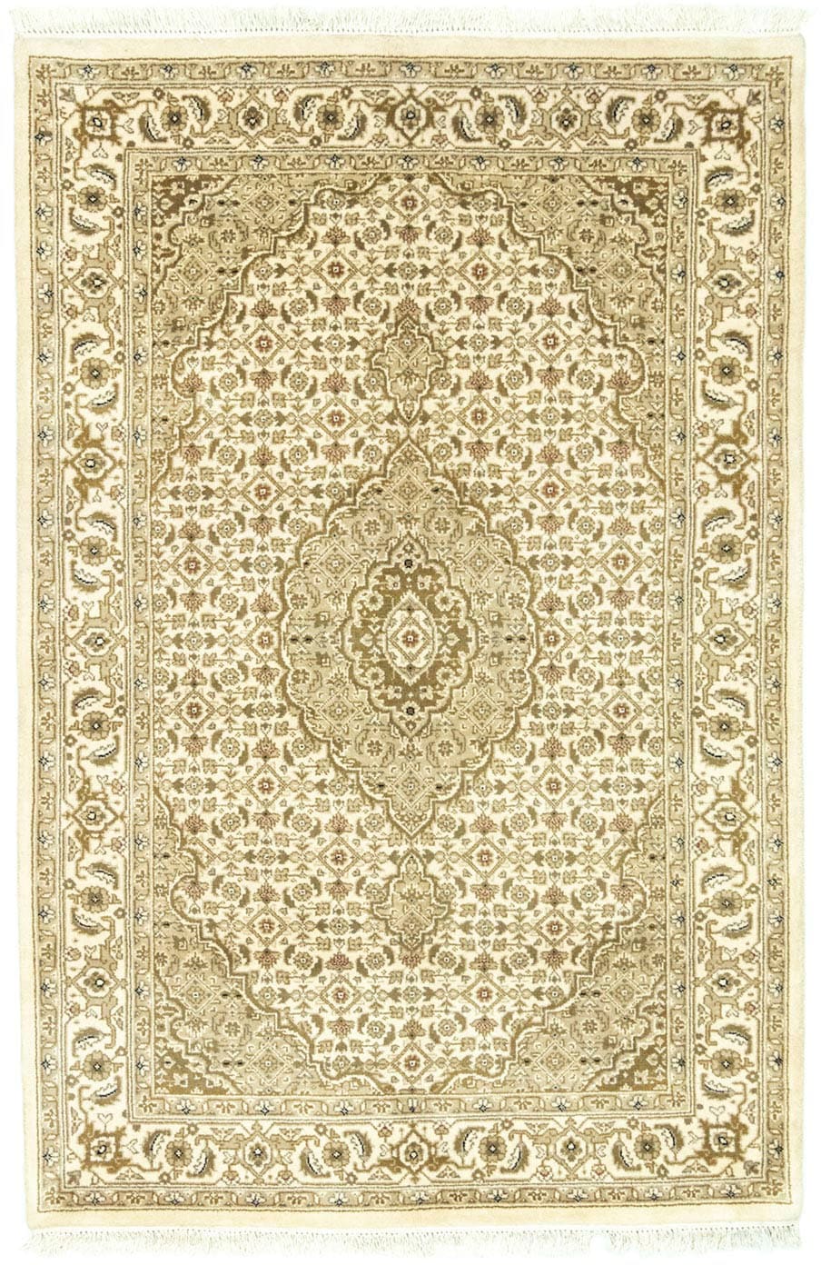 morgenland Wollteppich »Bidjar Medaillon Beige 182 x 121 cm«, rechteckig, 1 günstig online kaufen