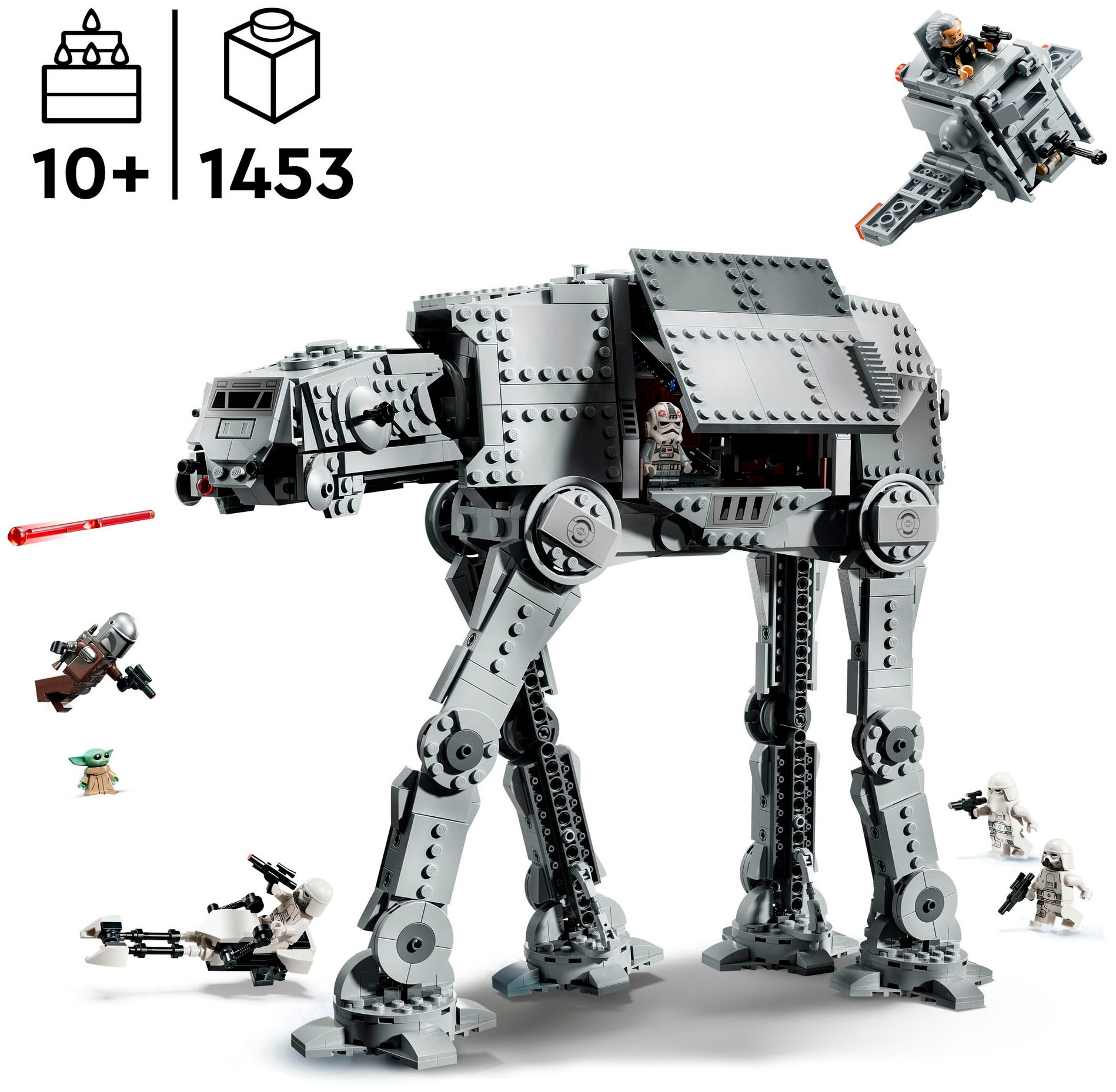 LEGO® Konstruktionsspielsteine »AT-AT des Restimperiums mit INT-4 (75454), LEGO Star Wars™« Made in Europe