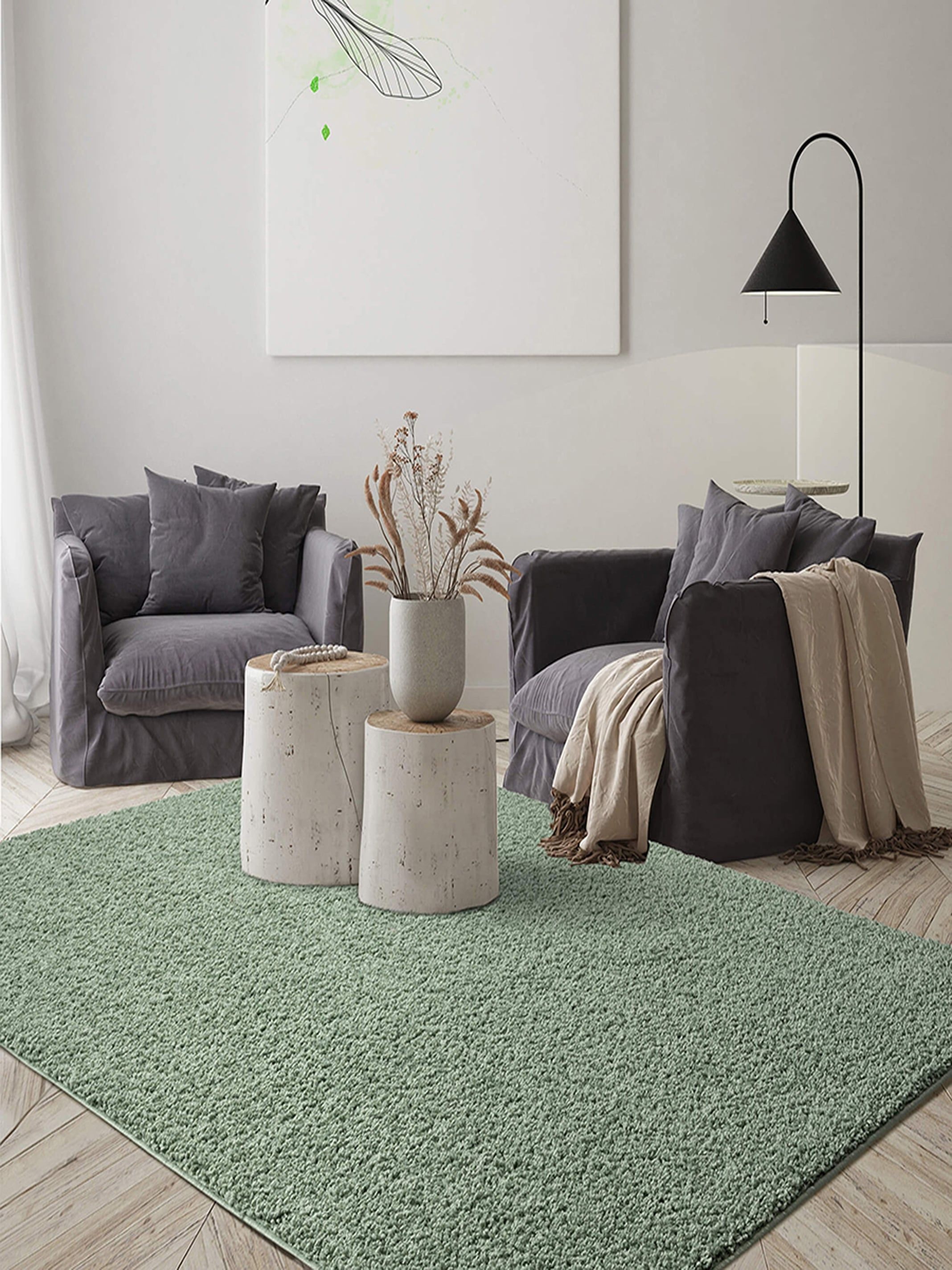 the carpet Teppich »Foxy«, rechteckig, 30 mm Höhe, Wohnzimmer Teppich Hochflor waschbar rutschfest