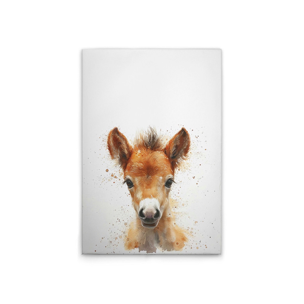 A.S. Création Leinwandbild »Foal - Wandbild Weiß Braun Beige Keilrahmen Kun günstig online kaufen