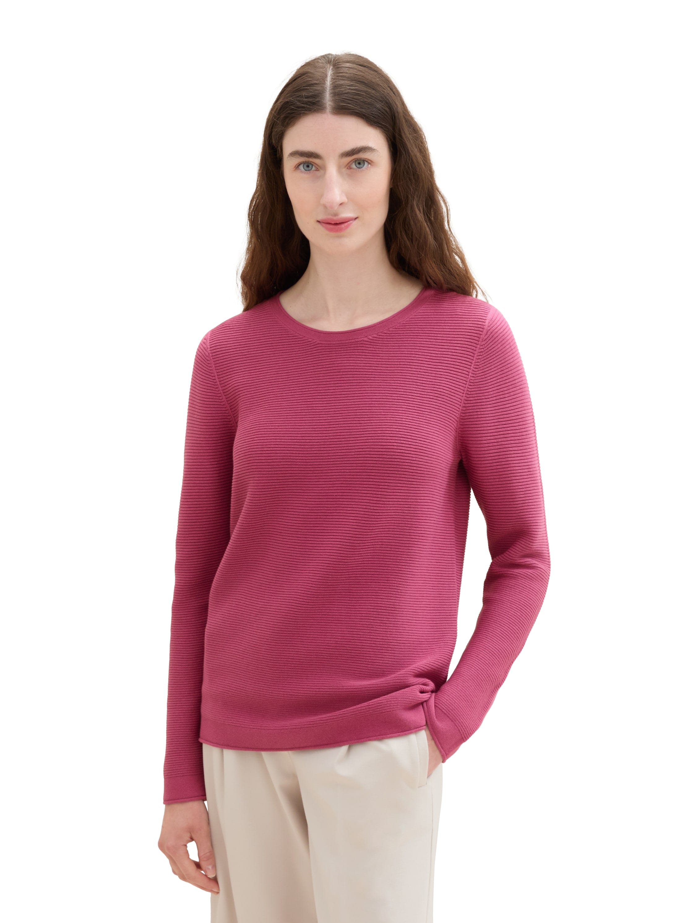 TOM TAILOR Strickpullover, mit Struktur-Muster