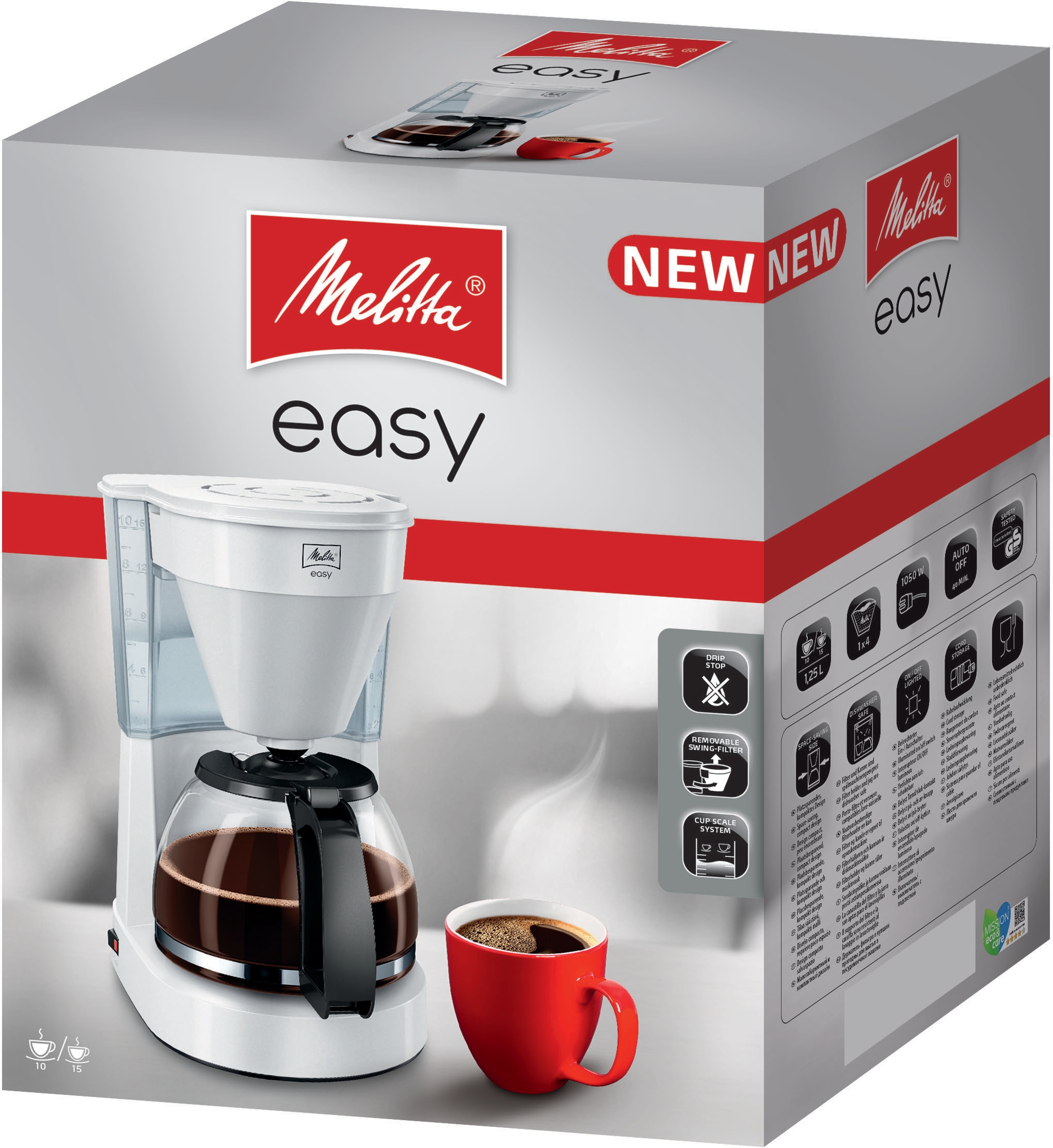Melitta Filterkaffeemaschine »Easy 1023-01«, 1x4 kaufen online